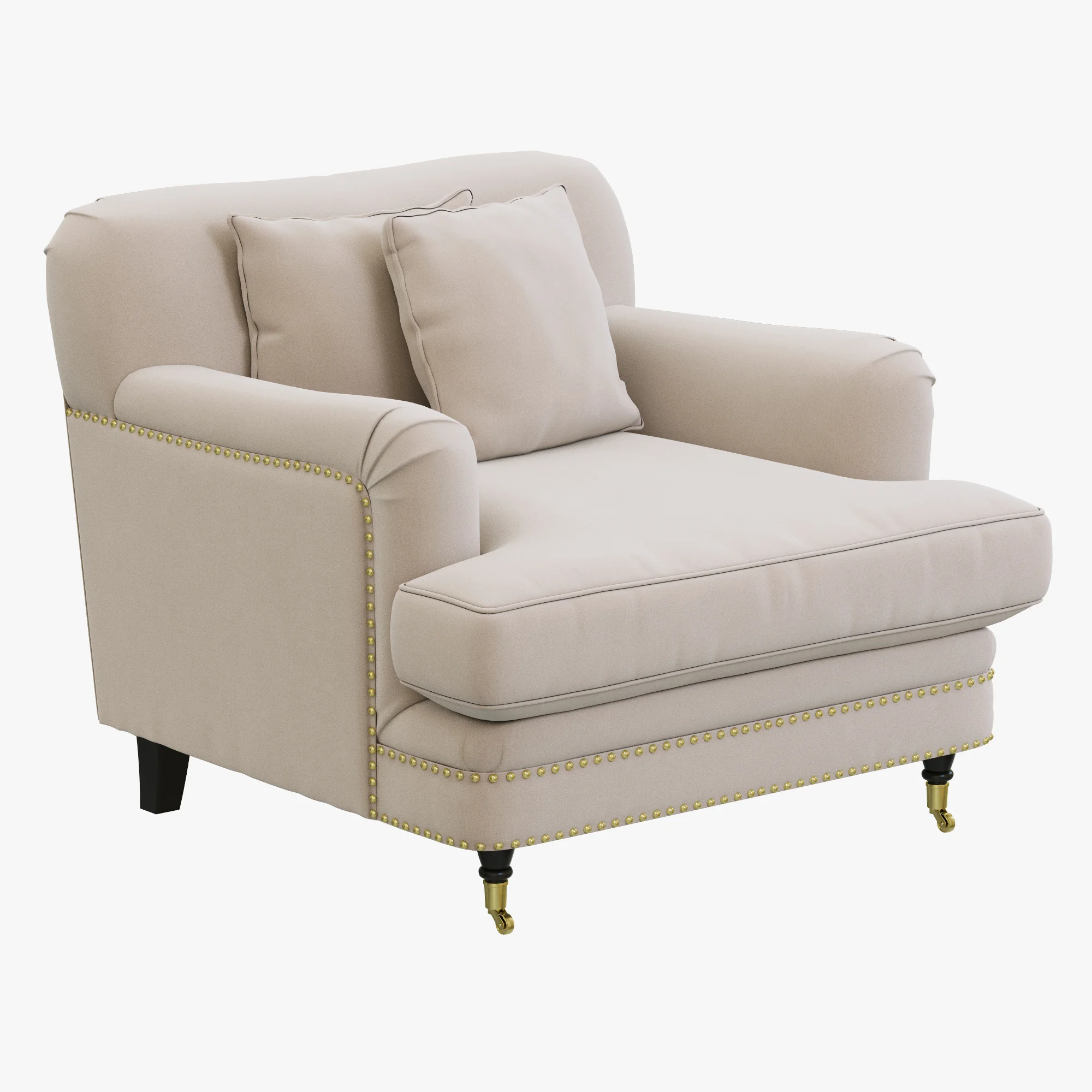 Dantone Home Bove Armchair — 3D model preview 2