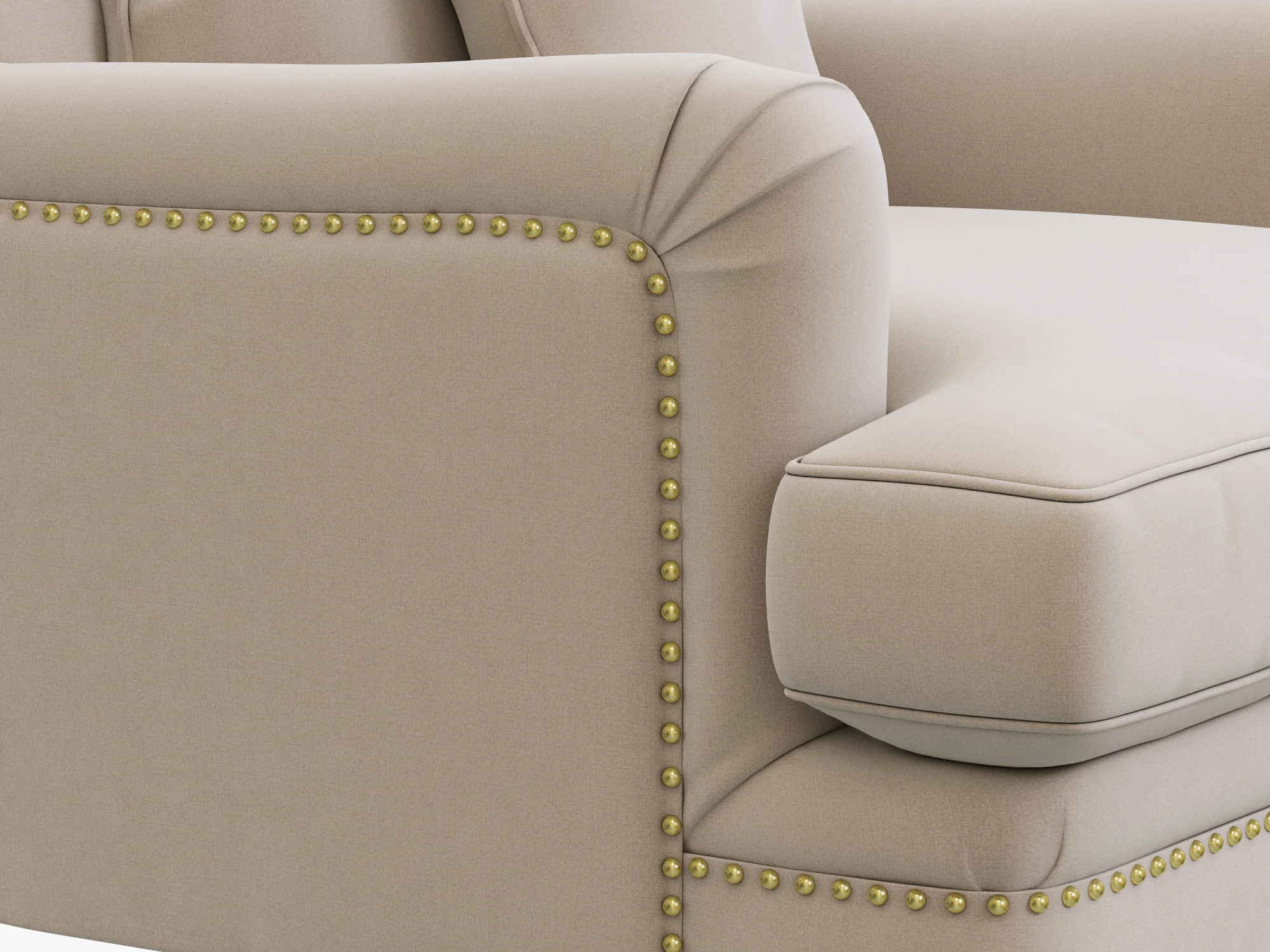 Dantone Home Bove Armchair — 3D model preview 4