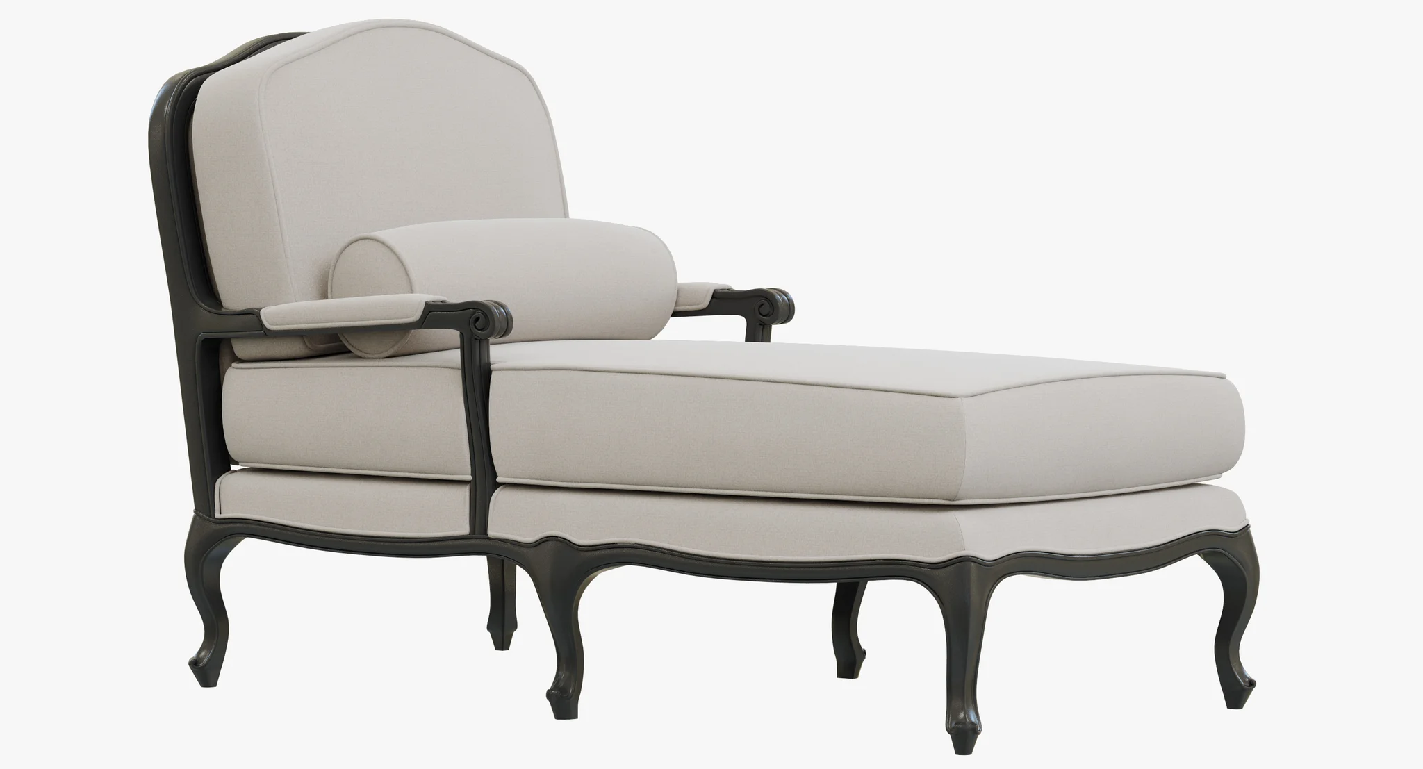 Restoration Hardware Toulouse Chaise — 3D model preview 3