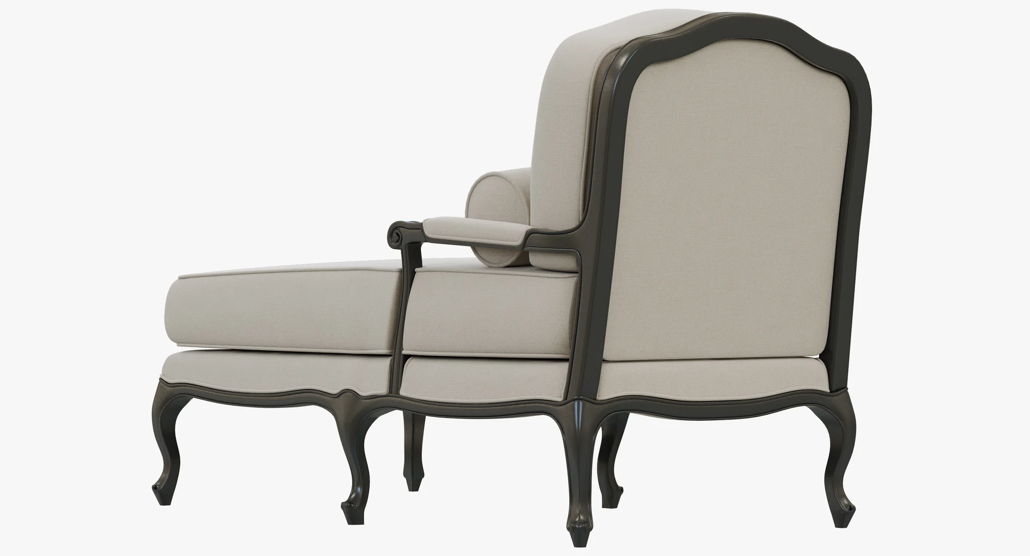 Restoration Hardware Toulouse Chaise — 3D model preview 8