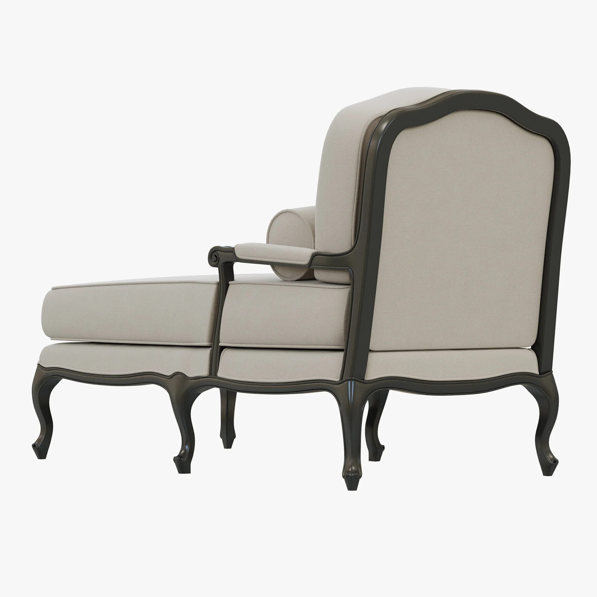 Restoration Hardware Toulouse Chaise — 3D model preview 9