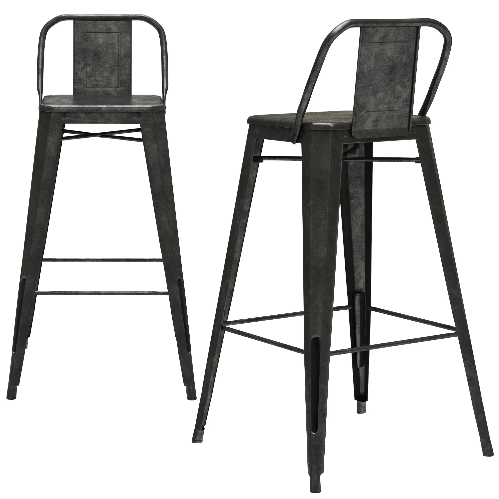 Deephouse TOLIX Barstool — 3D model preview 8