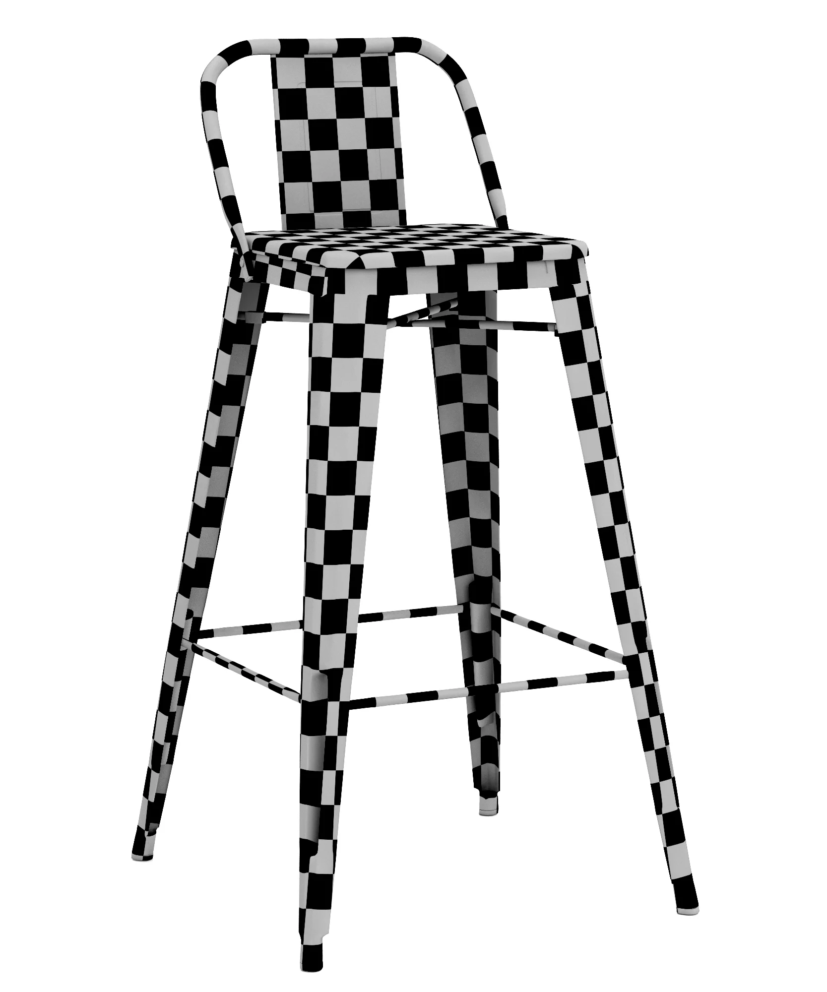 Deephouse TOLIX Barstool — 3D model preview 14