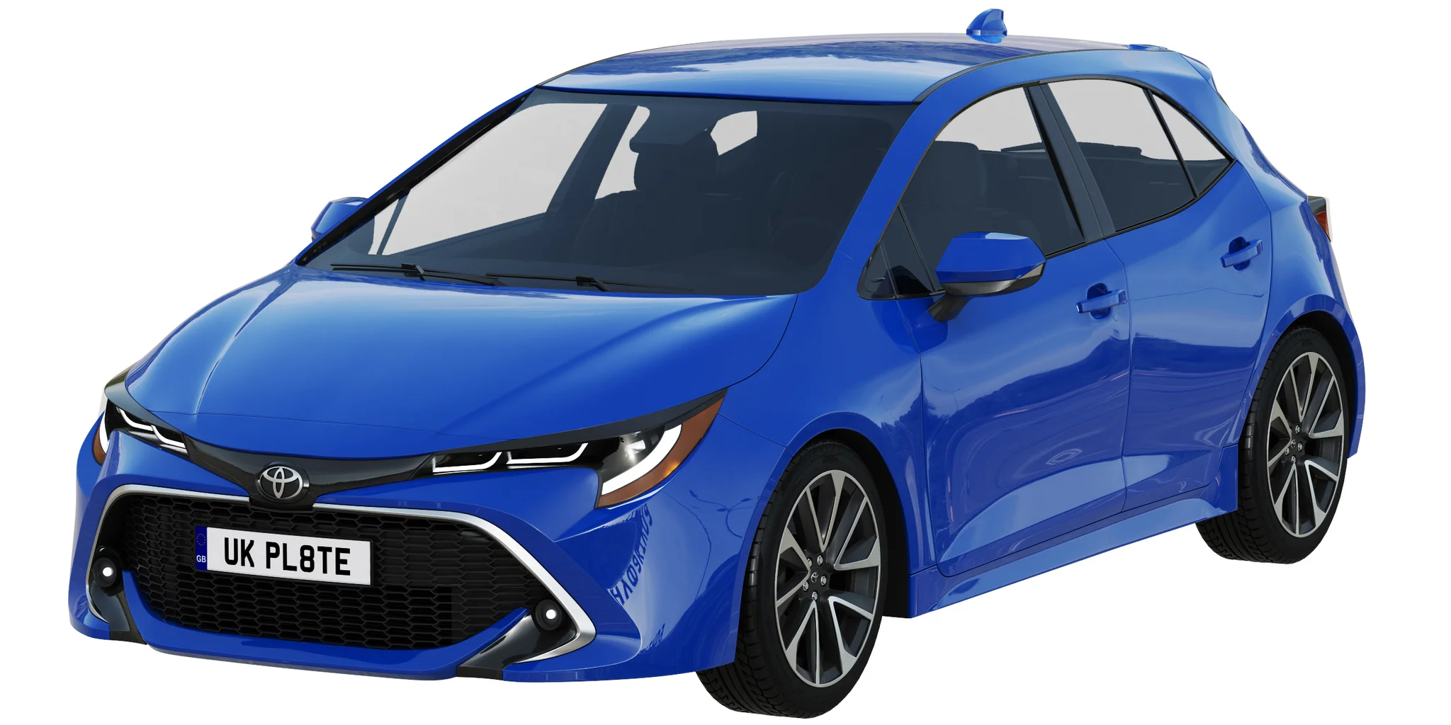 Toyota Corolla Hatchback, 3D model preview 13