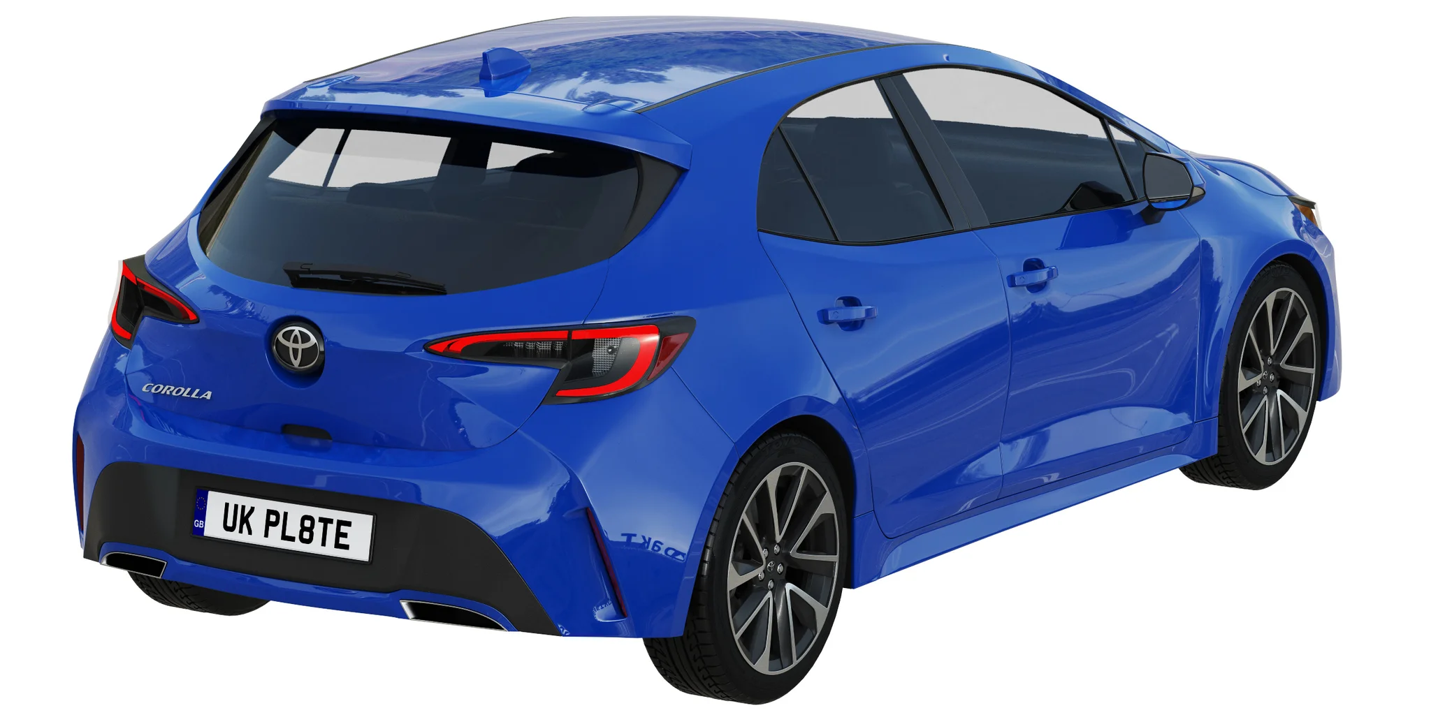 Toyota Corolla Hatchback, 3D model preview 37
