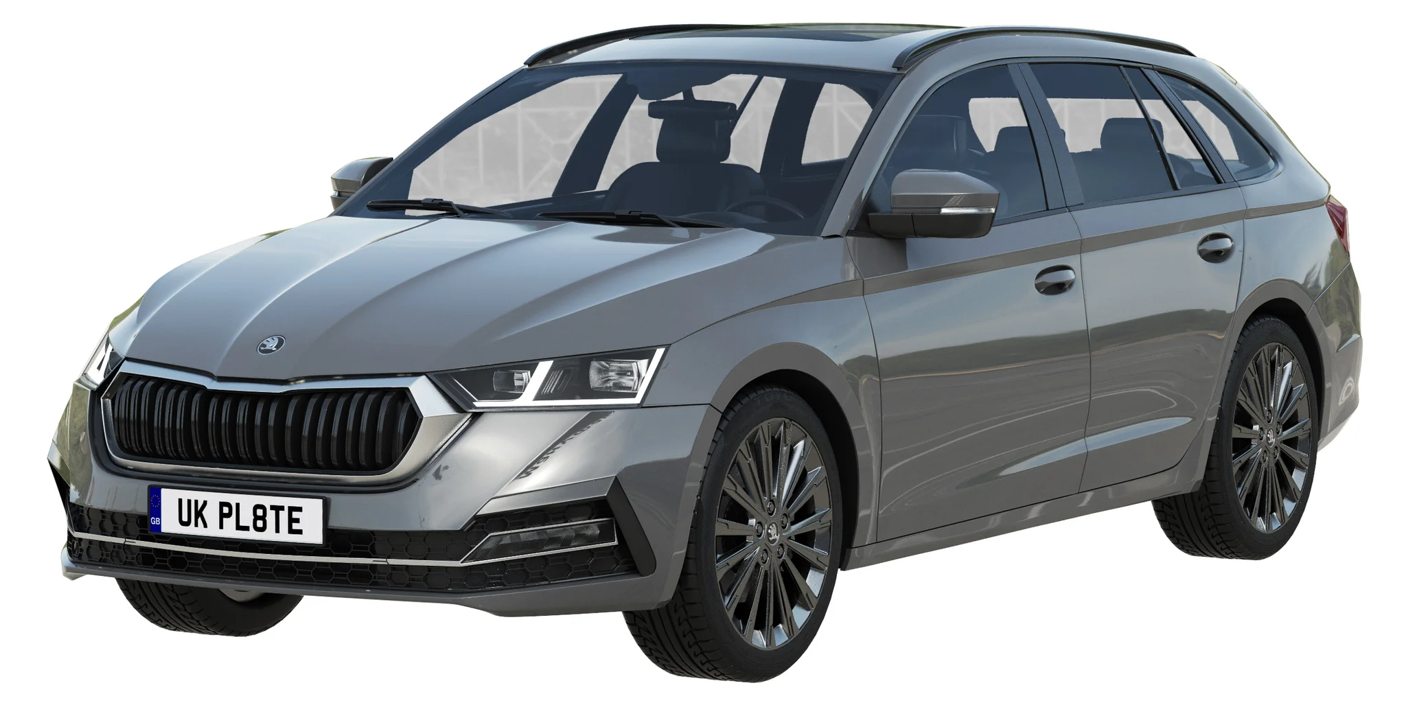 Skoda Octavia Combi, 3D model preview 13