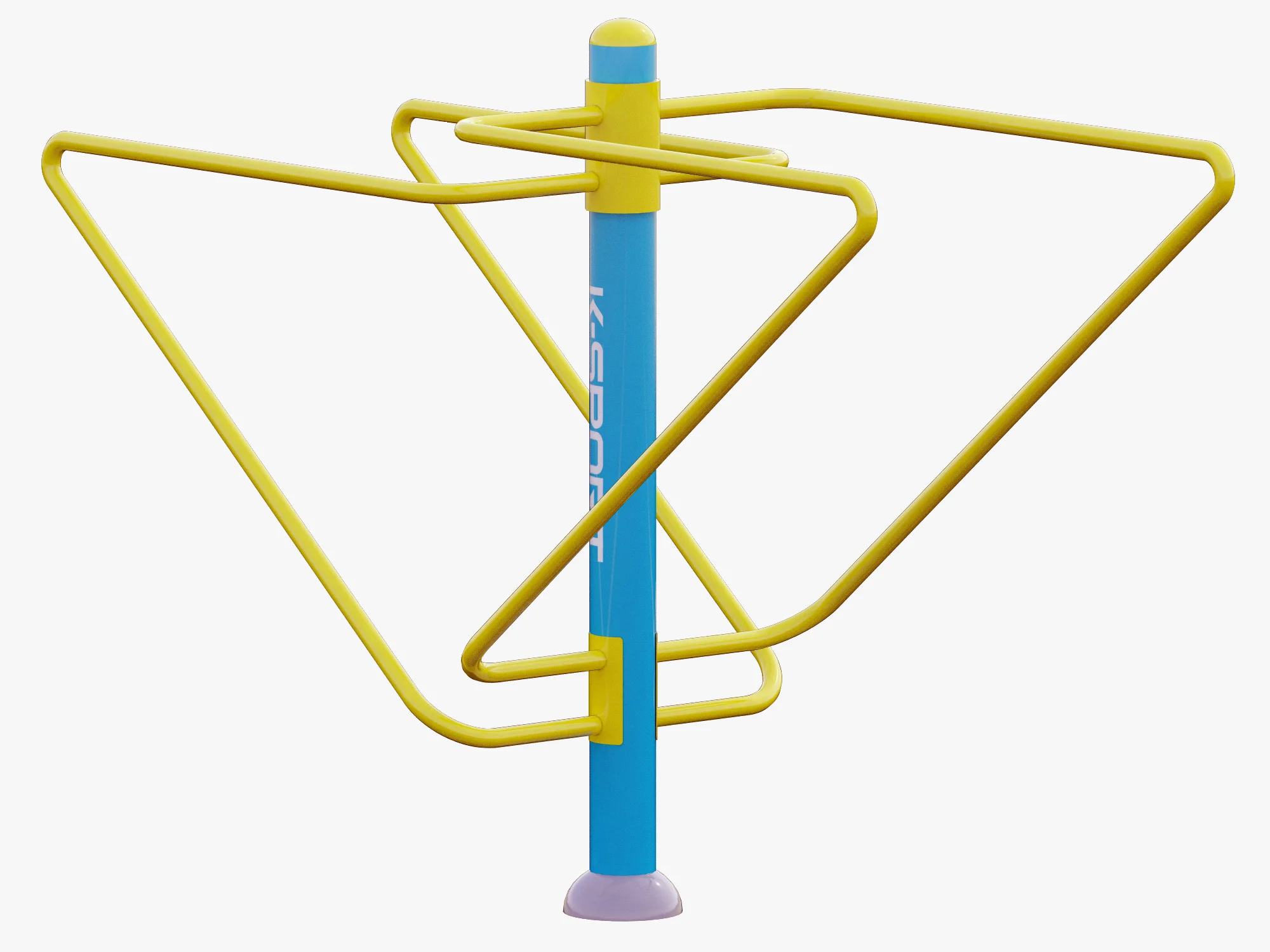 Outdoor Fitness Equipments Collection — 3D model preview 1