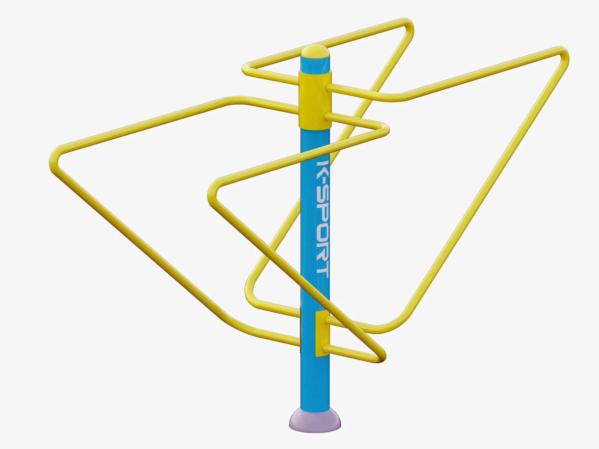 Outdoor Fitness Equipments Collection — 3D model preview 2