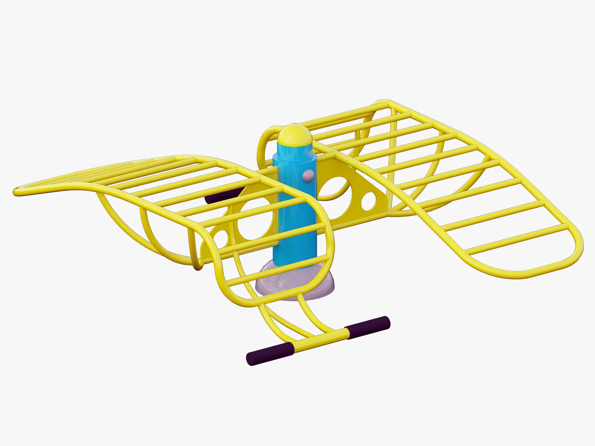 Outdoor Fitness Equipments Collection — 3D model preview 3