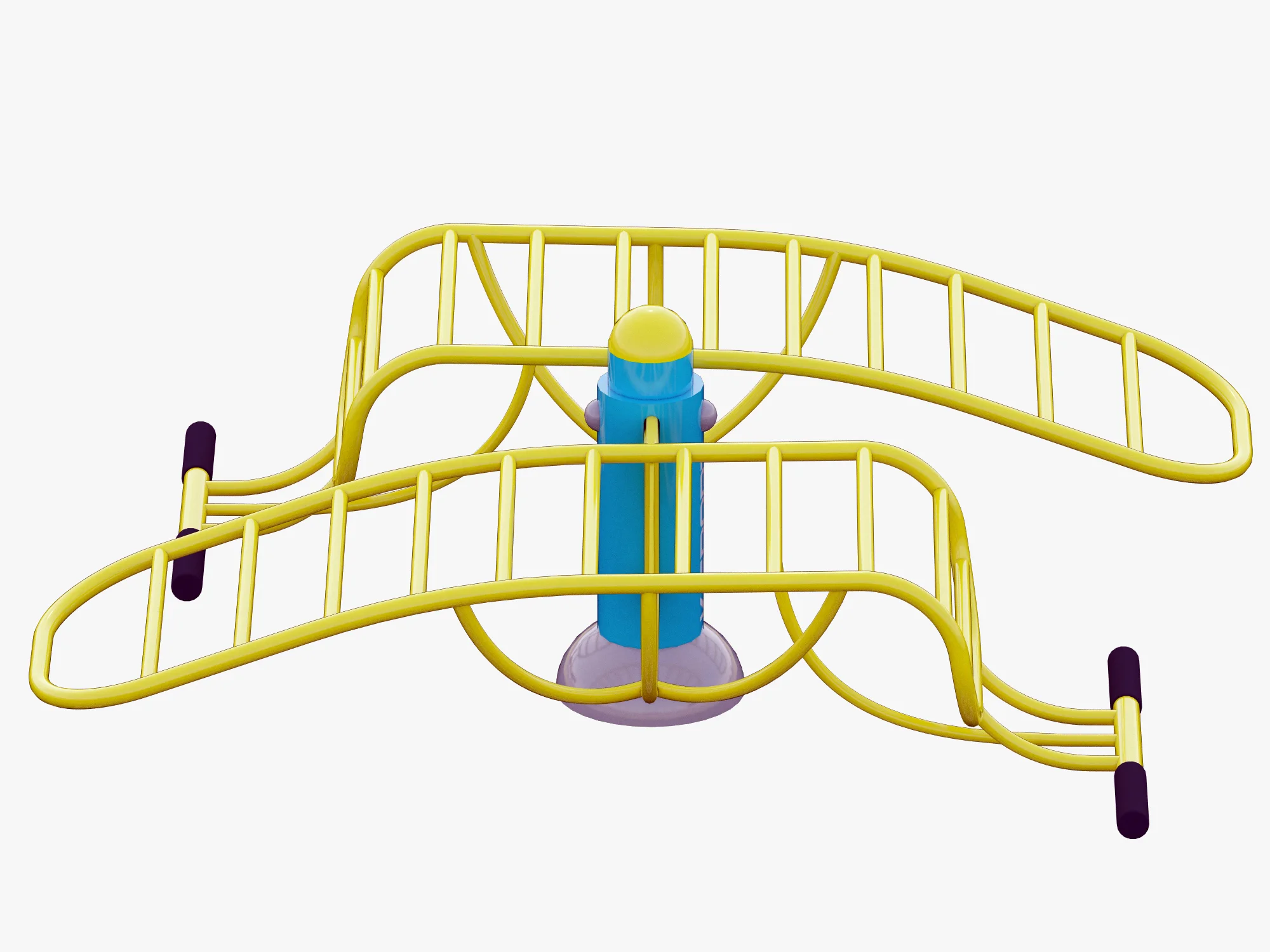 Outdoor Fitness Equipments Collection — 3D model preview 4
