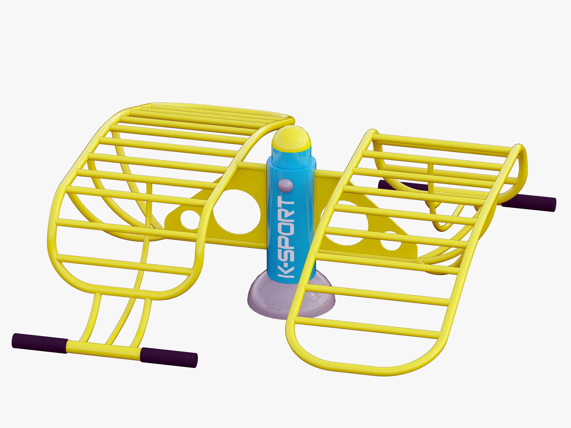 Outdoor Fitness Equipments Collection — 3D model preview 5