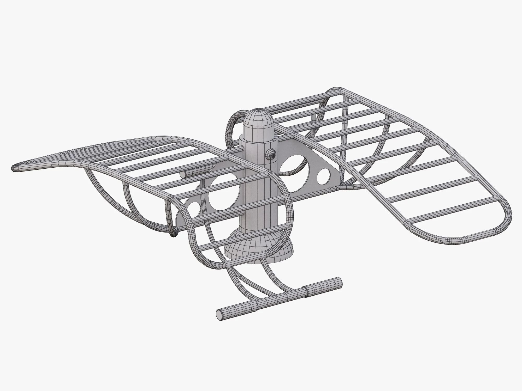Outdoor Fitness Equipments Collection — 3D model preview 6
