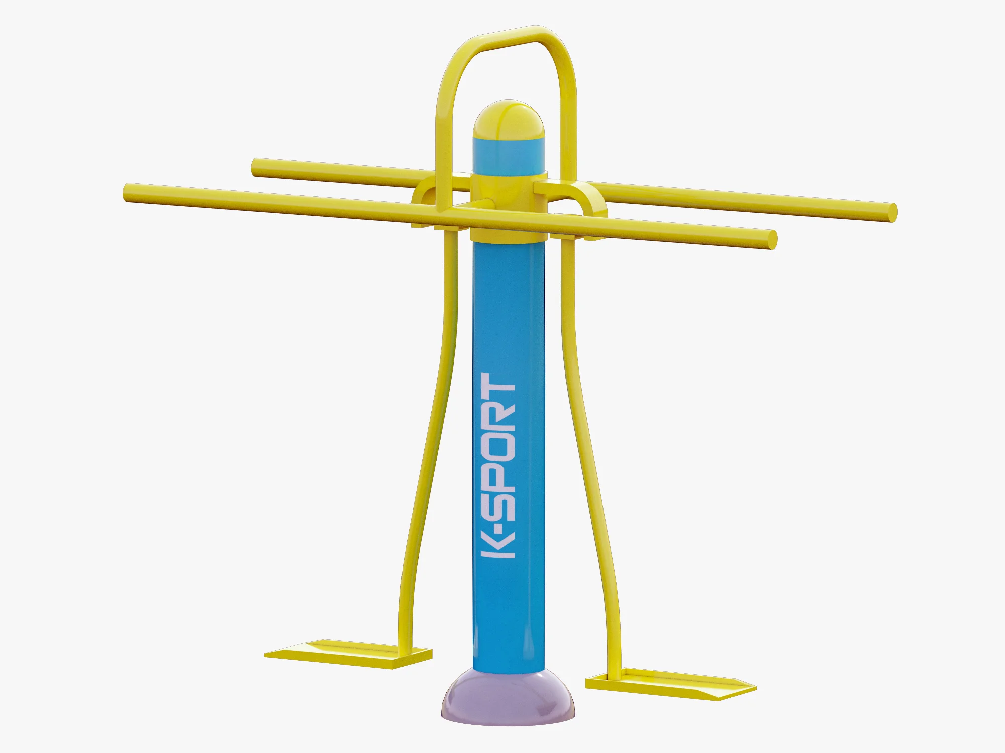 Outdoor Fitness Equipments Collection — 3D model preview 13