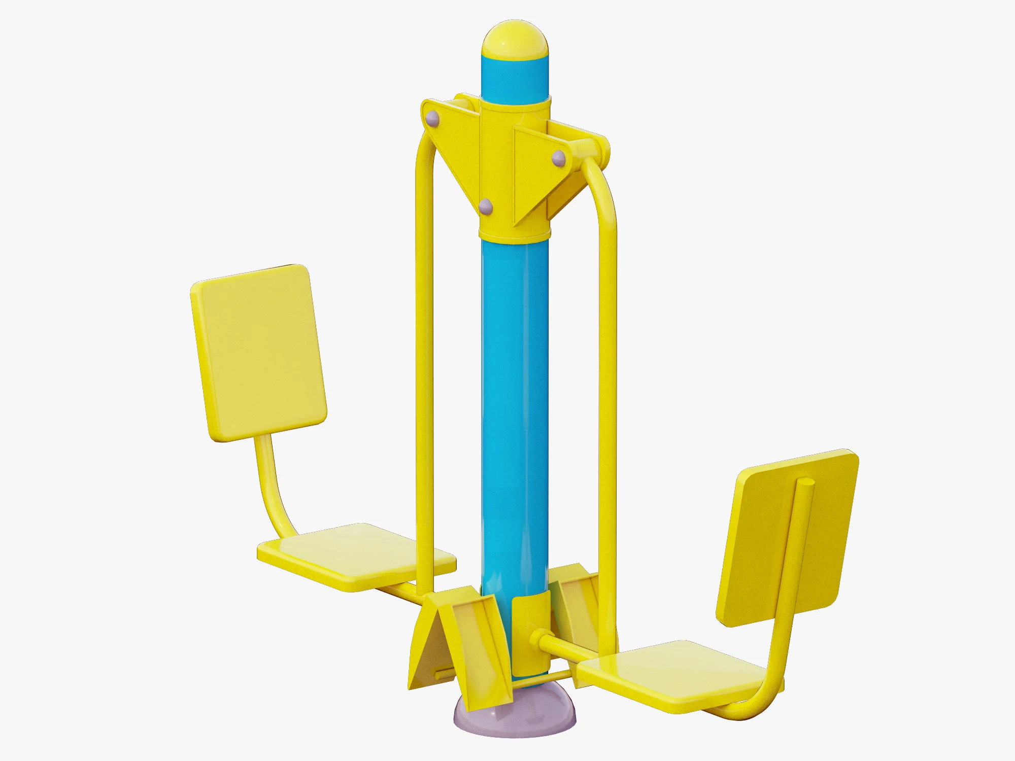 Outdoor Fitness Equipments Collection — 3D model preview 16