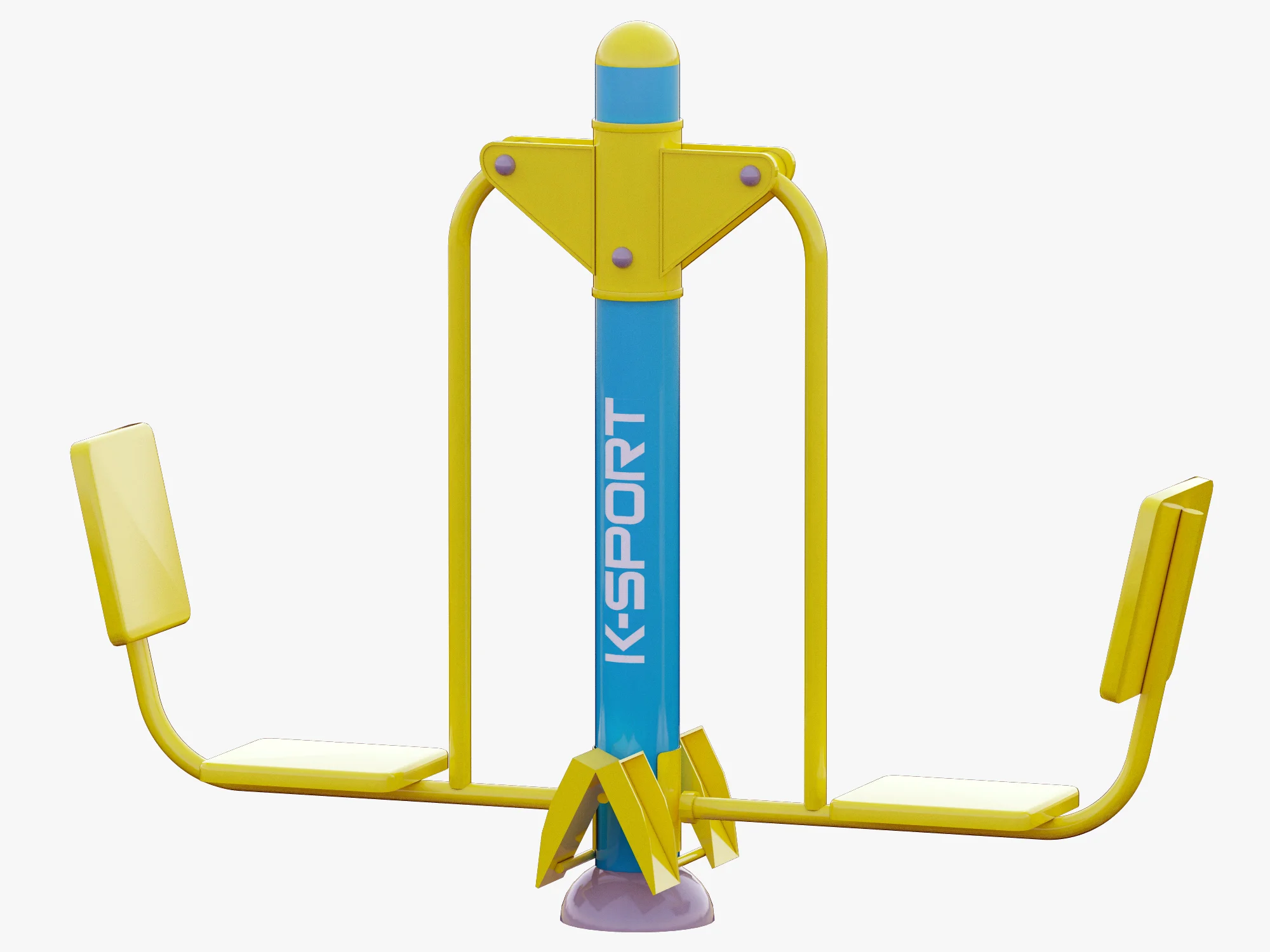 Outdoor Fitness Equipments Collection — 3D model preview 17