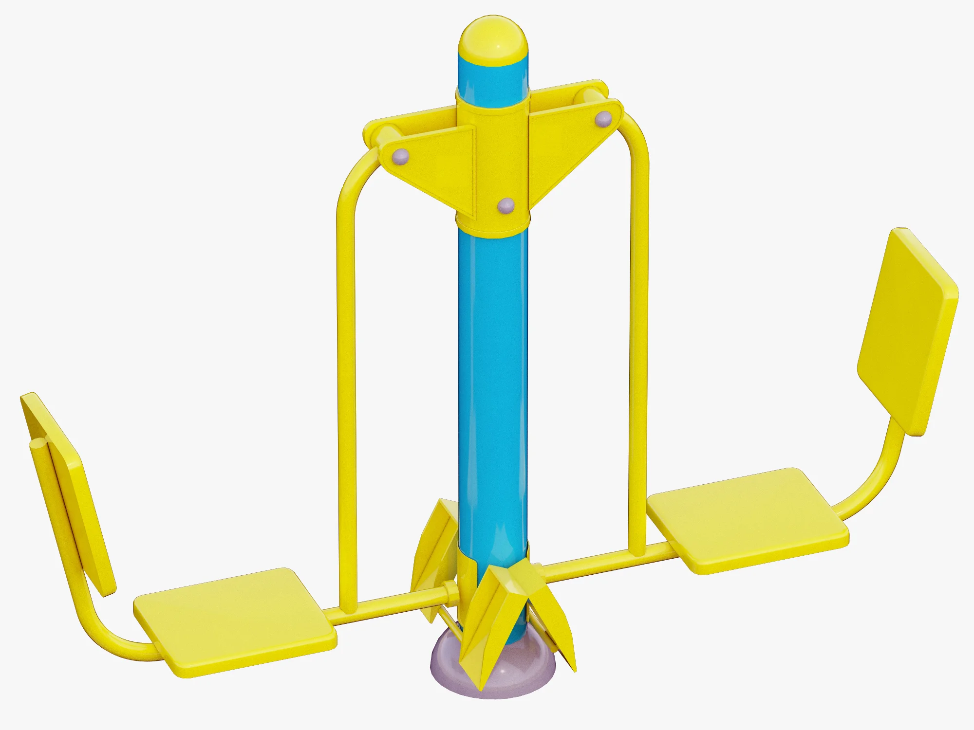 Outdoor Fitness Equipments Collection — 3D model preview 18