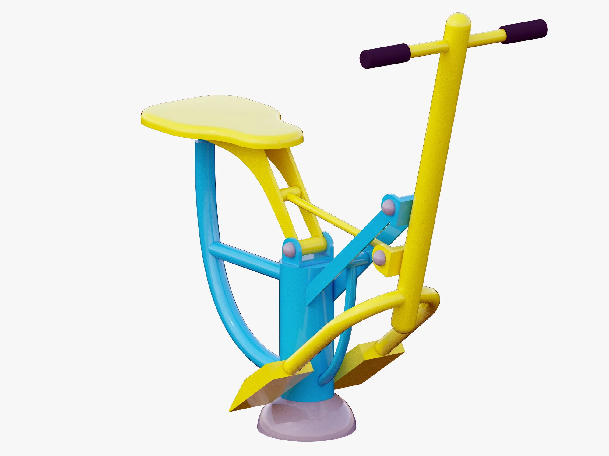 Outdoor Fitness Equipments Collection — 3D model preview 20