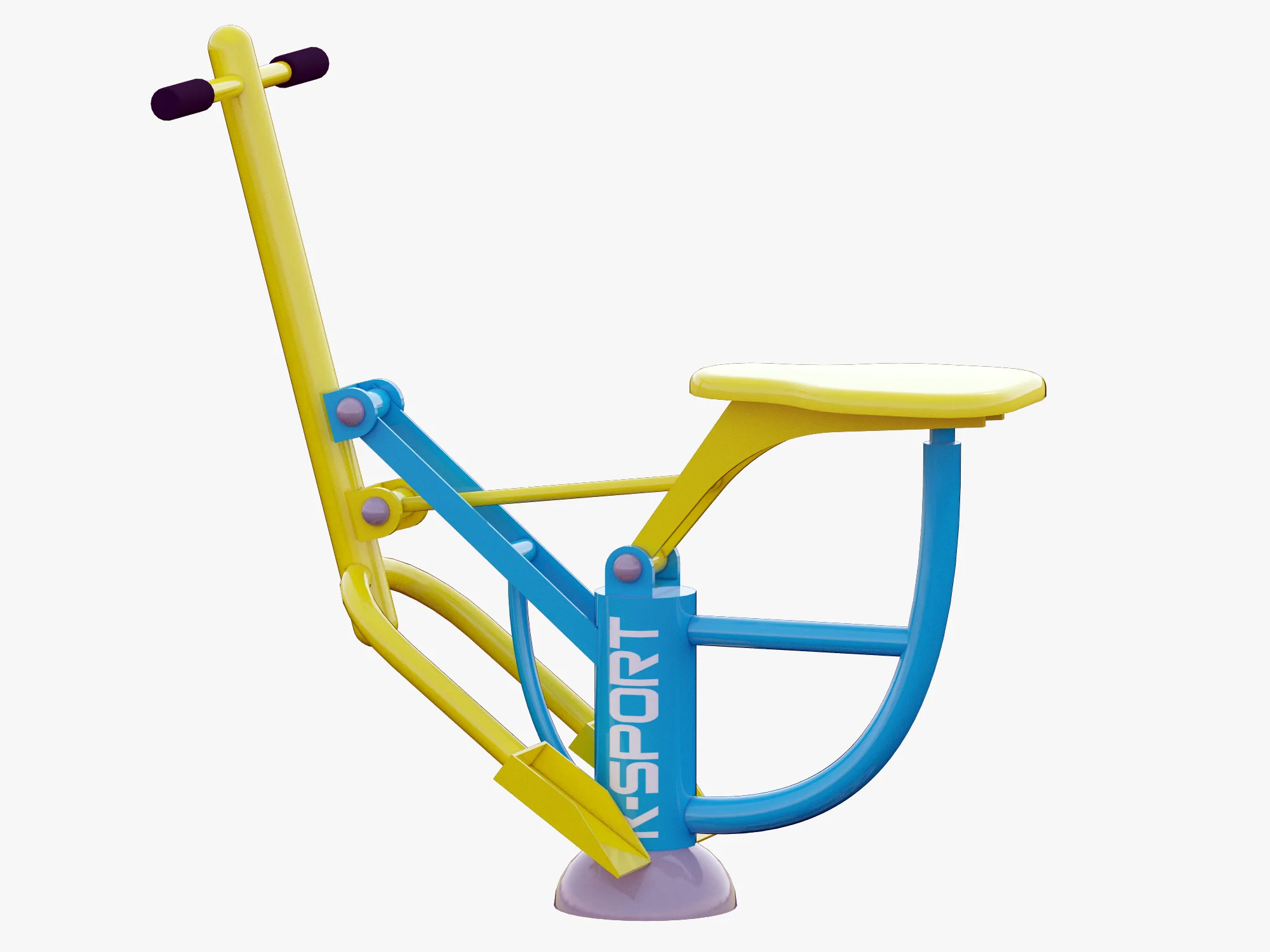 Outdoor Fitness Equipments Collection — 3D model preview 21