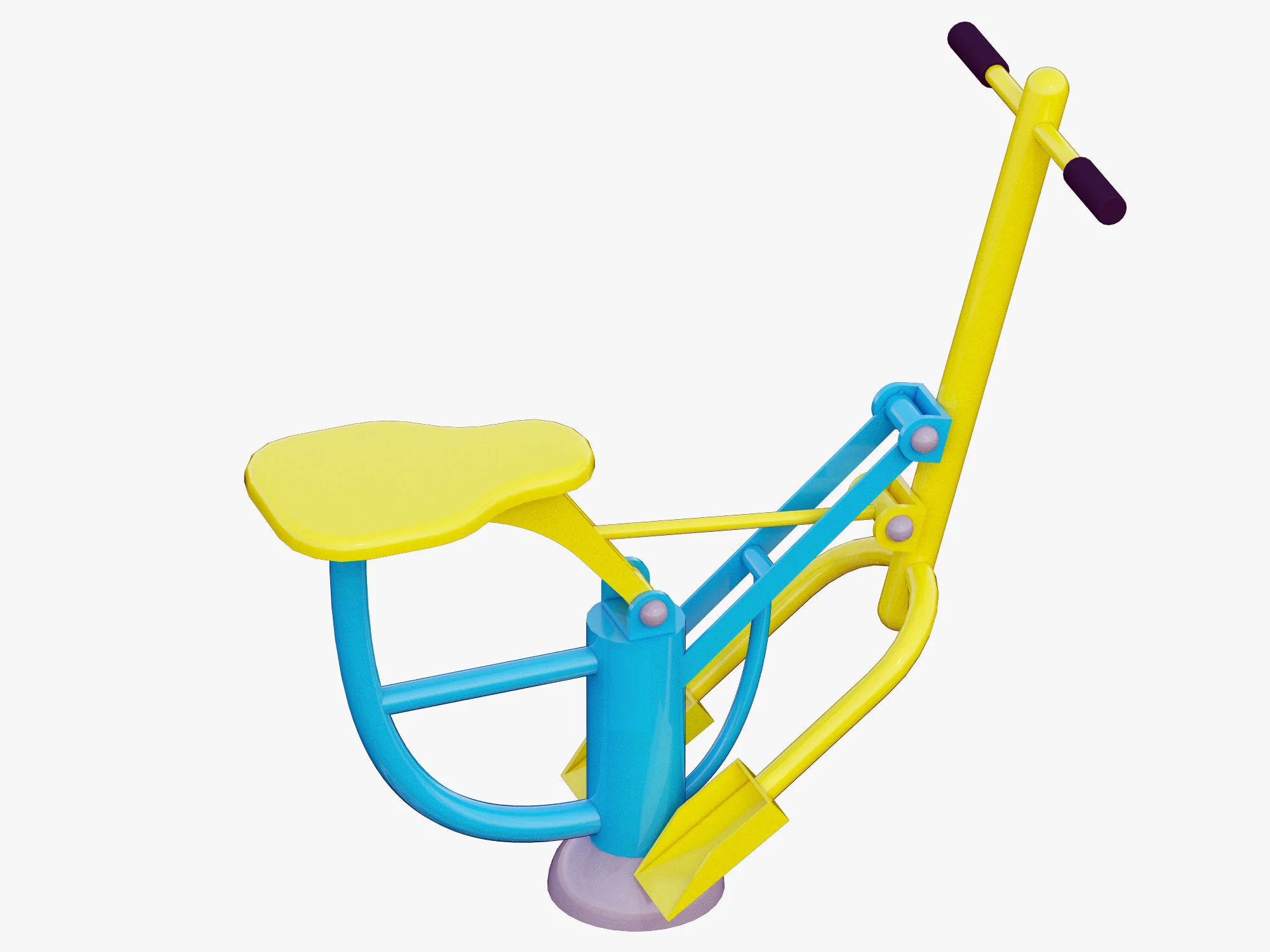 Outdoor Fitness Equipments Collection — 3D model preview 22
