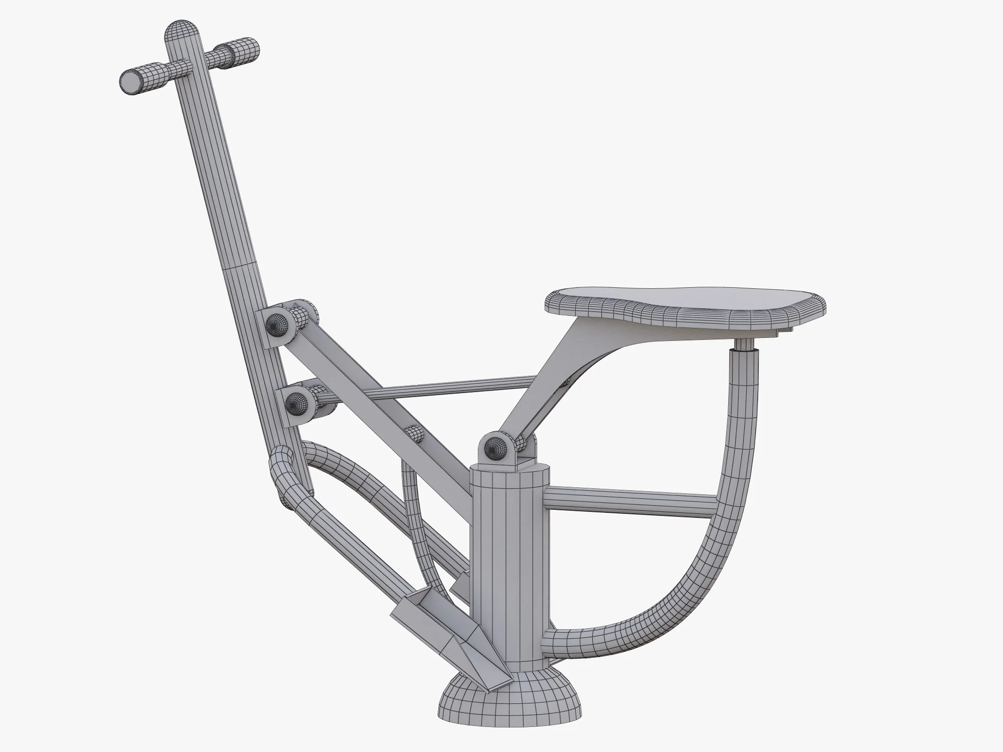 Outdoor Fitness Equipments Collection — 3D model preview 23