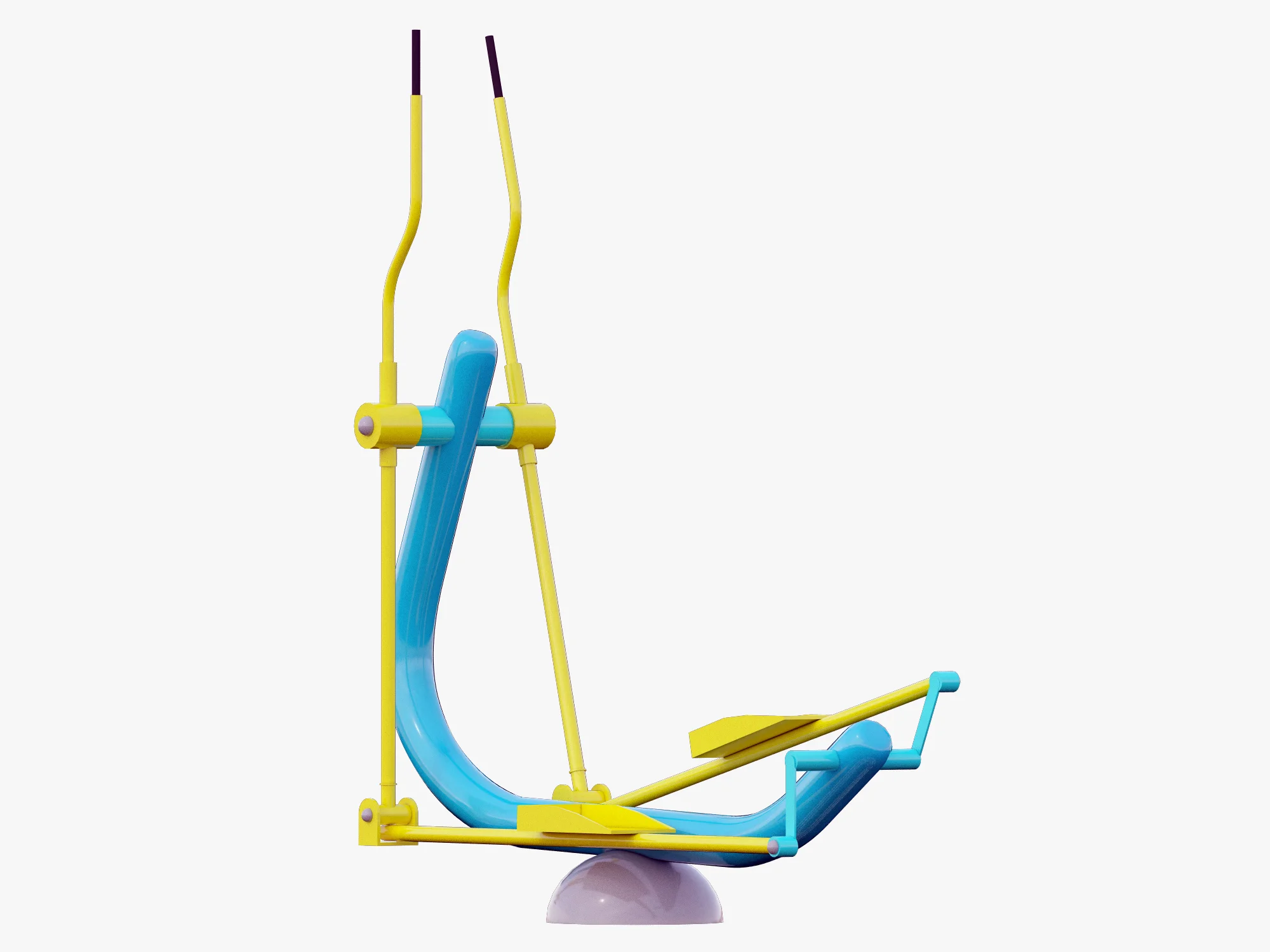 Outdoor Fitness Equipments Collection — 3D model preview 28