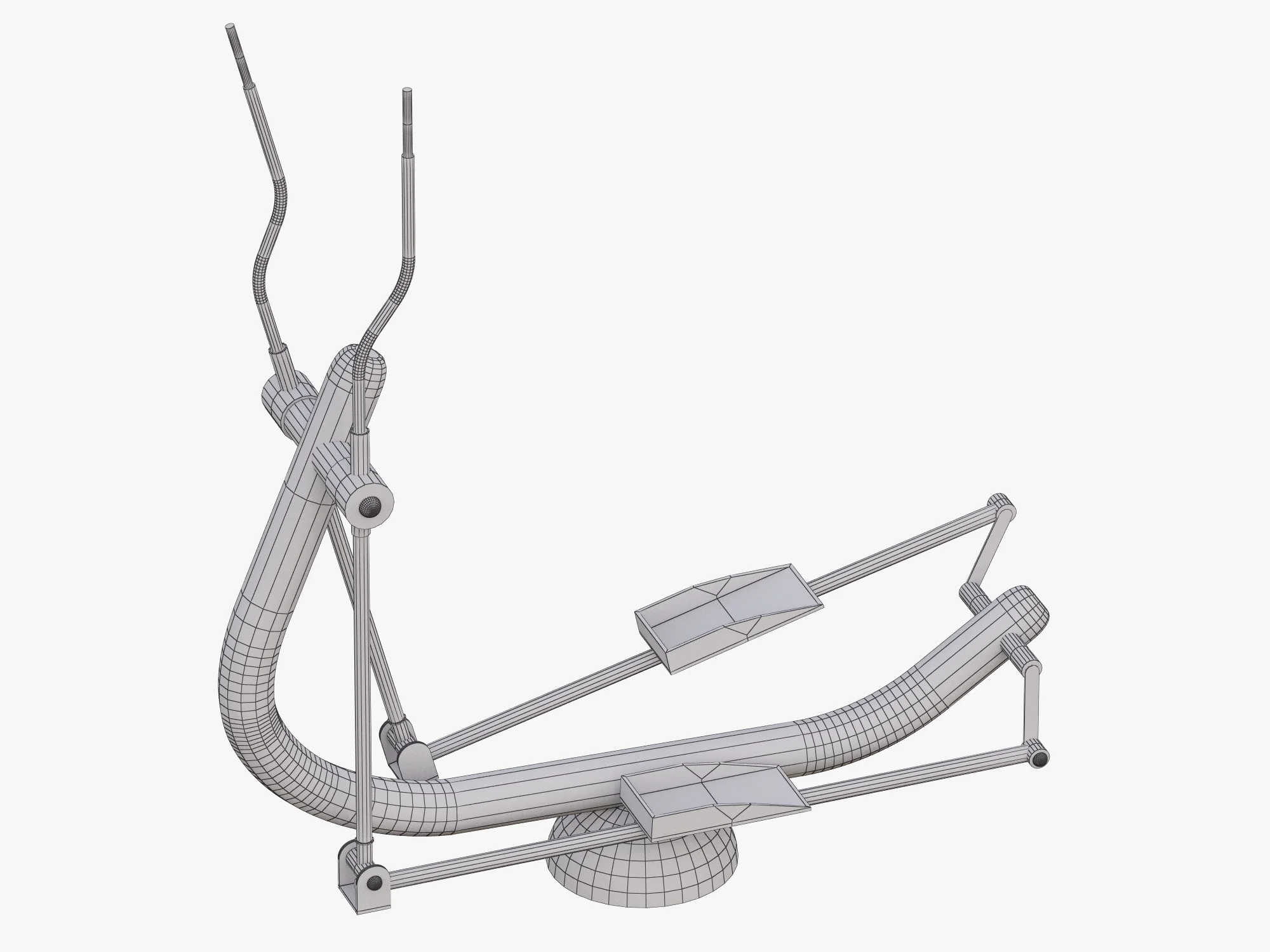 Outdoor Fitness Equipments Collection — 3D model preview 31