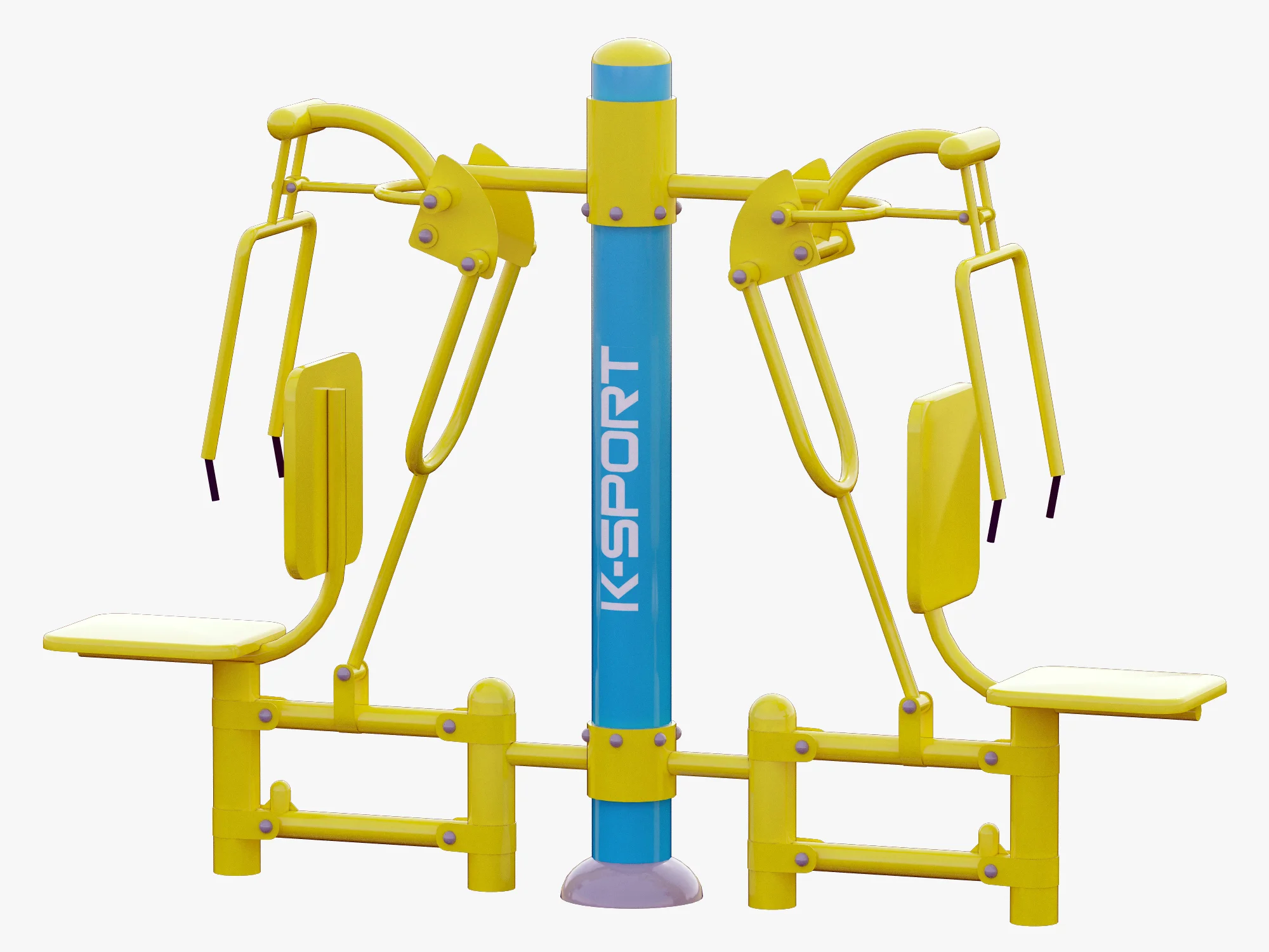 Outdoor Fitness Equipments Collection — 3D model preview 33