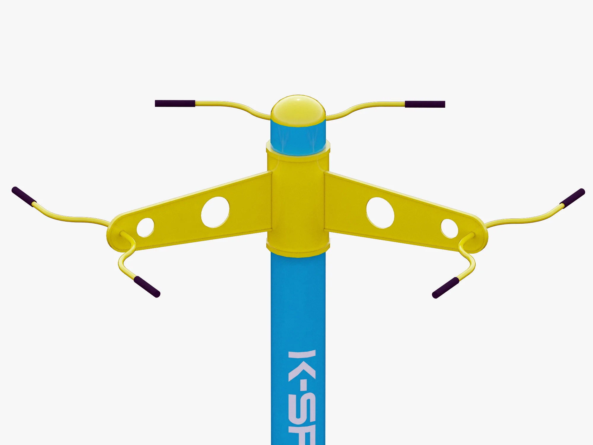 Outdoor Fitness Equipments Collection — 3D model preview 37