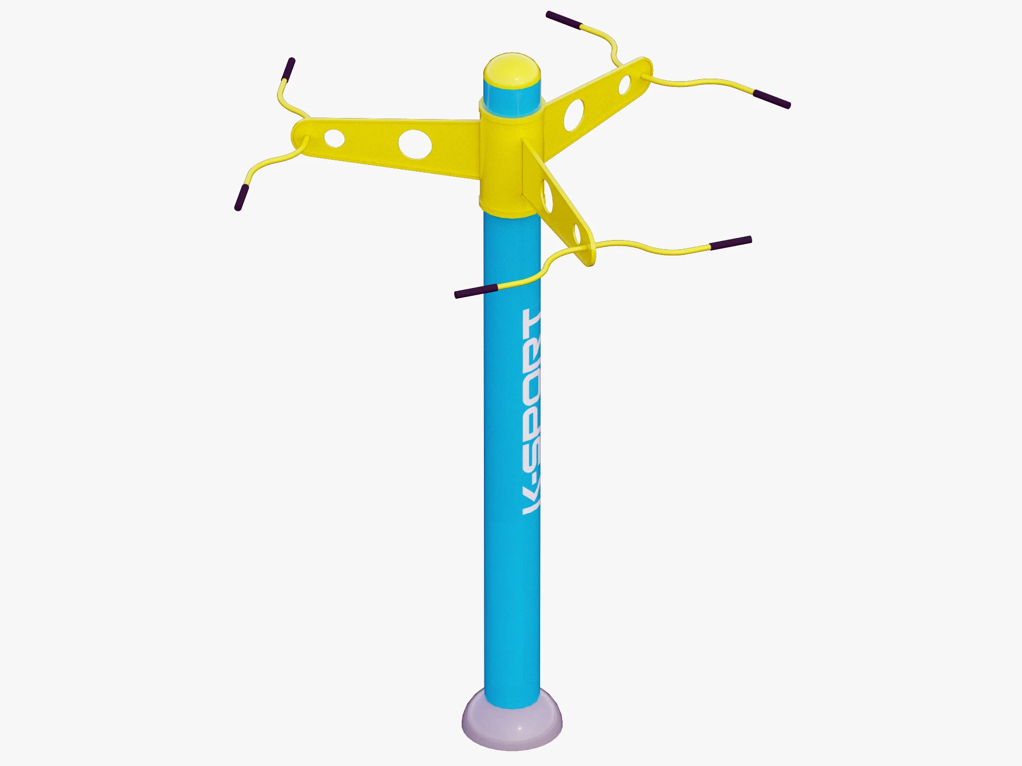 Outdoor Fitness Equipments Collection — 3D model preview 38