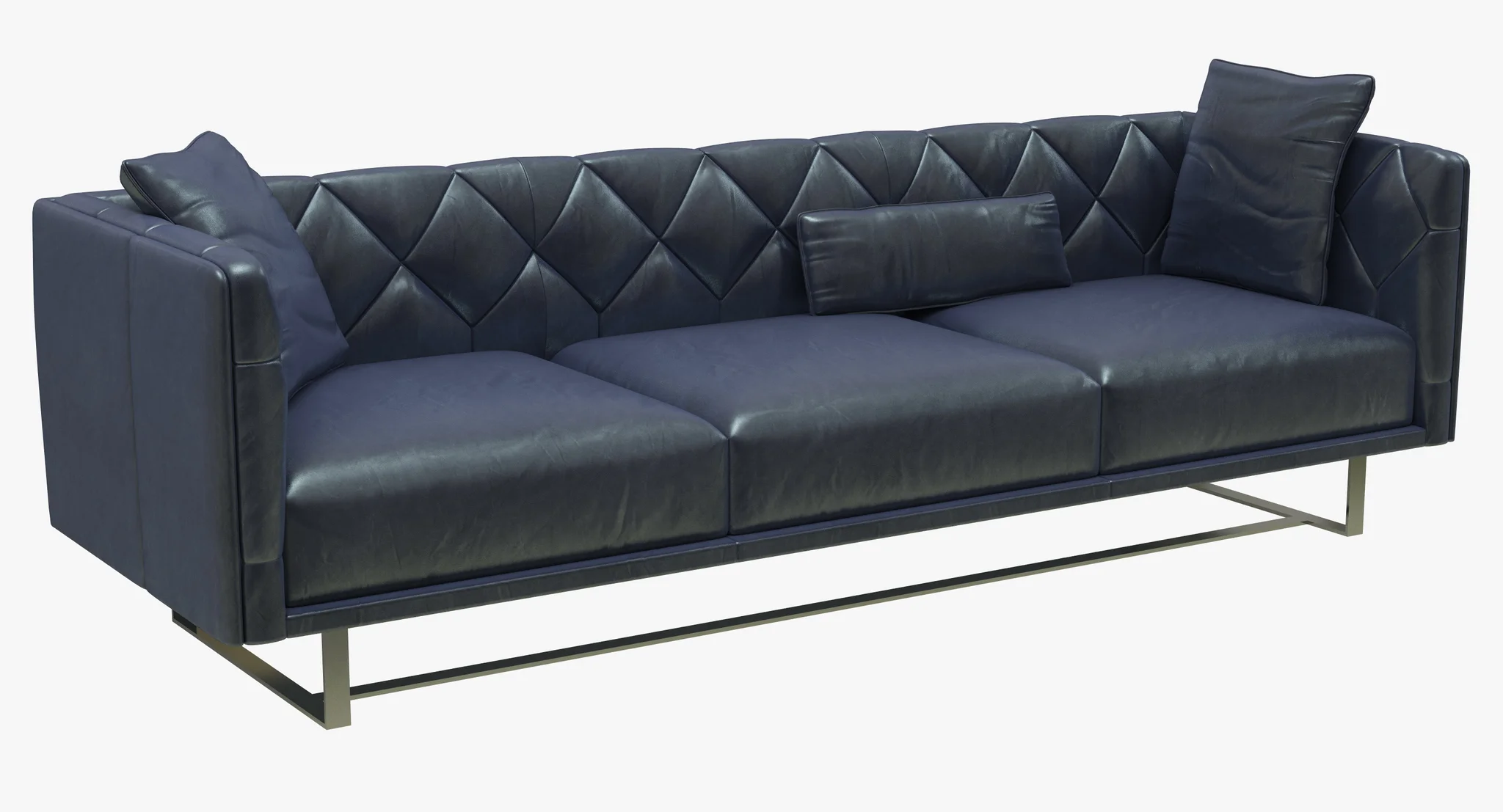 Roche Bobois UP TO DATE Large 3 Seat Sofa, 3D model preview 1