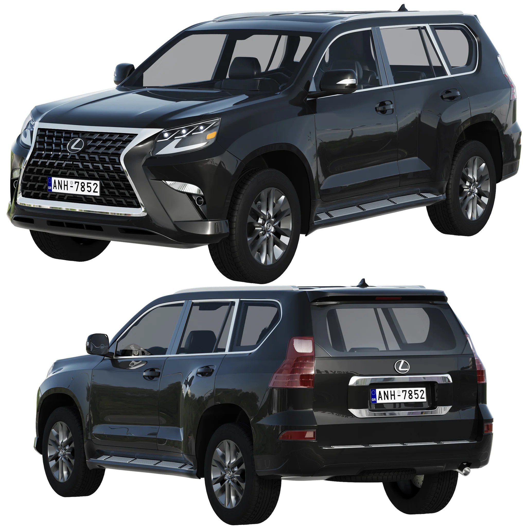 Lexus GX460, 3D model preview 7
