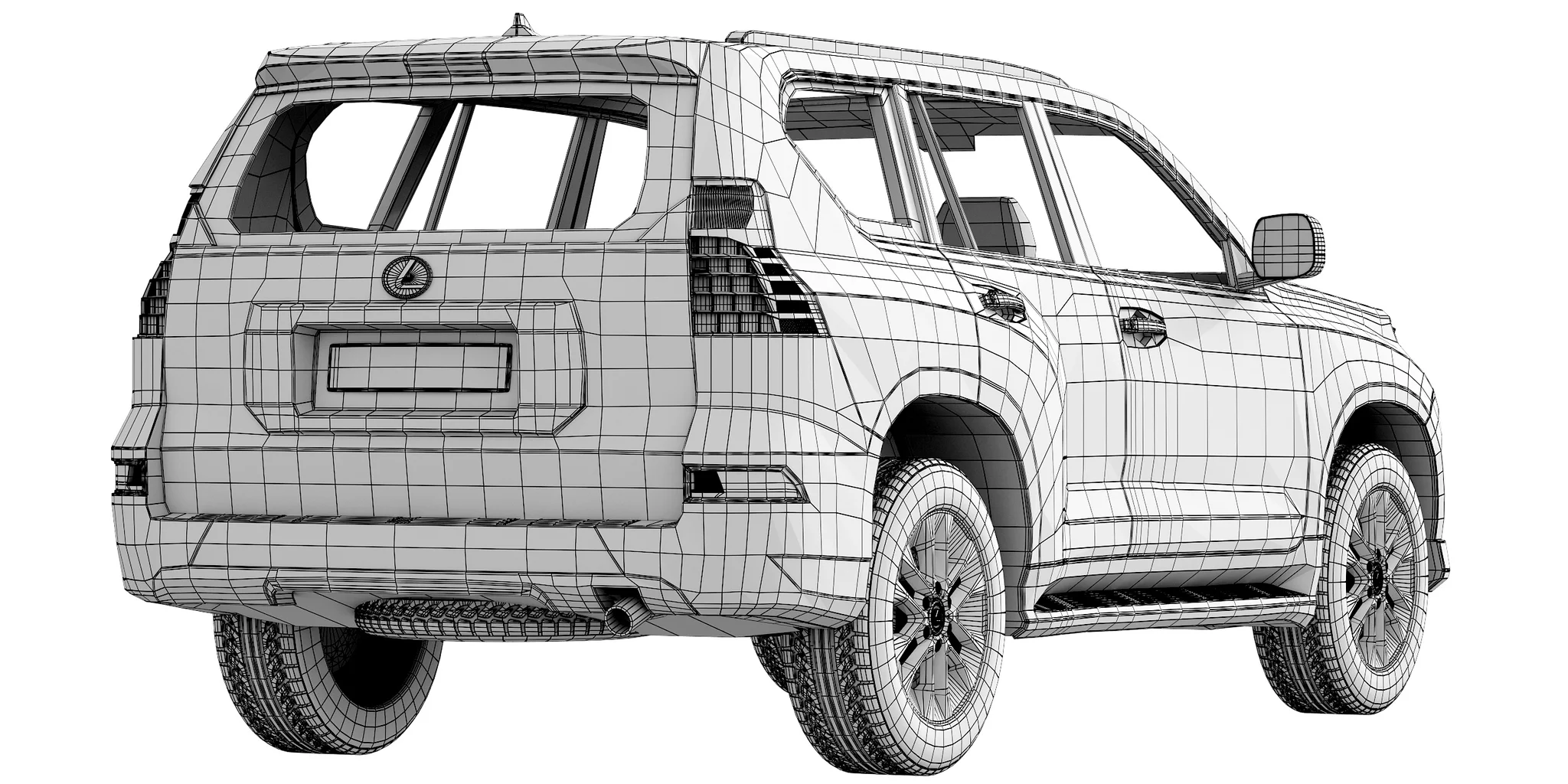Lexus GX460, 3D model preview 8