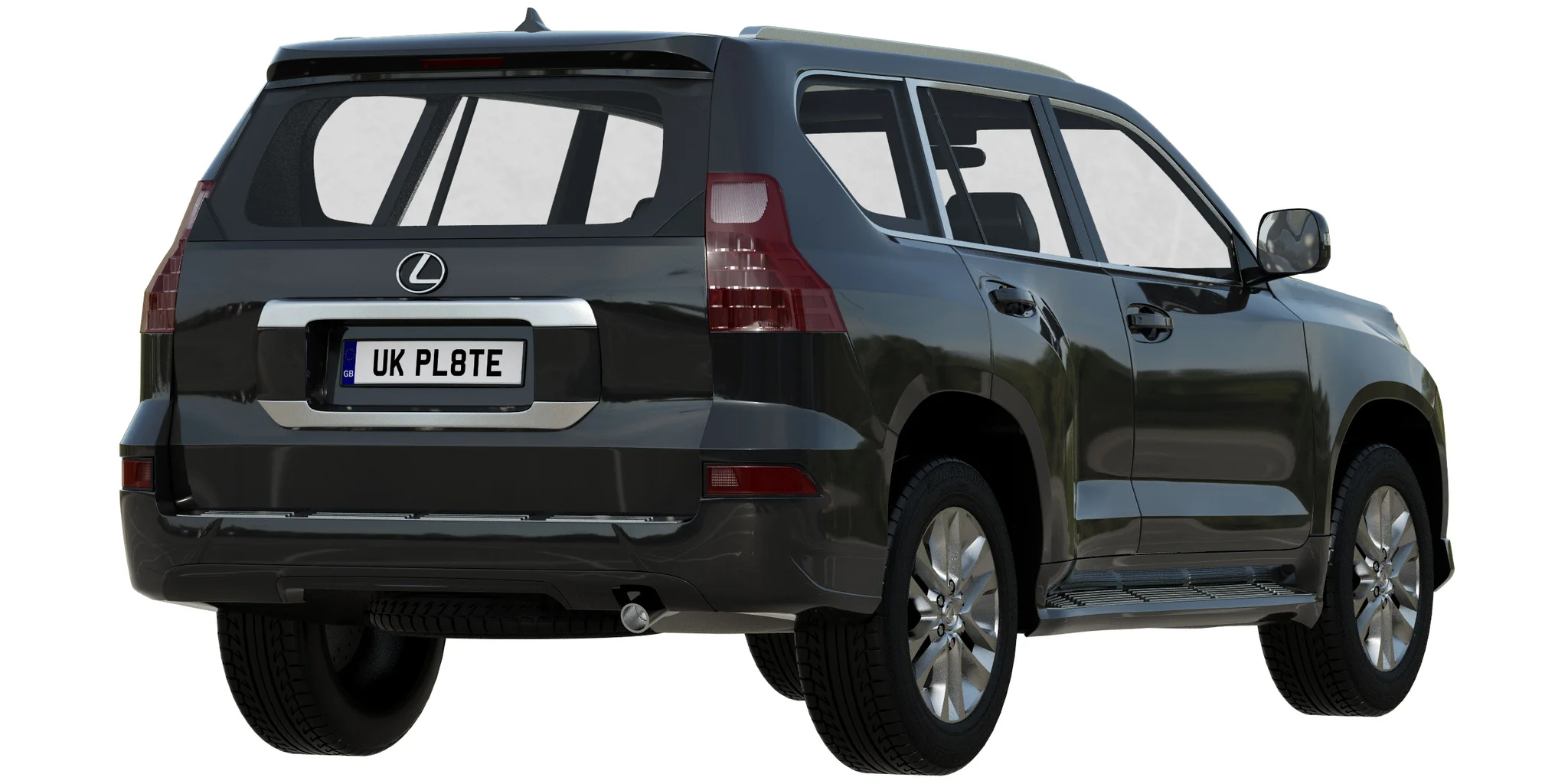 Lexus GX460, 3D model preview 9