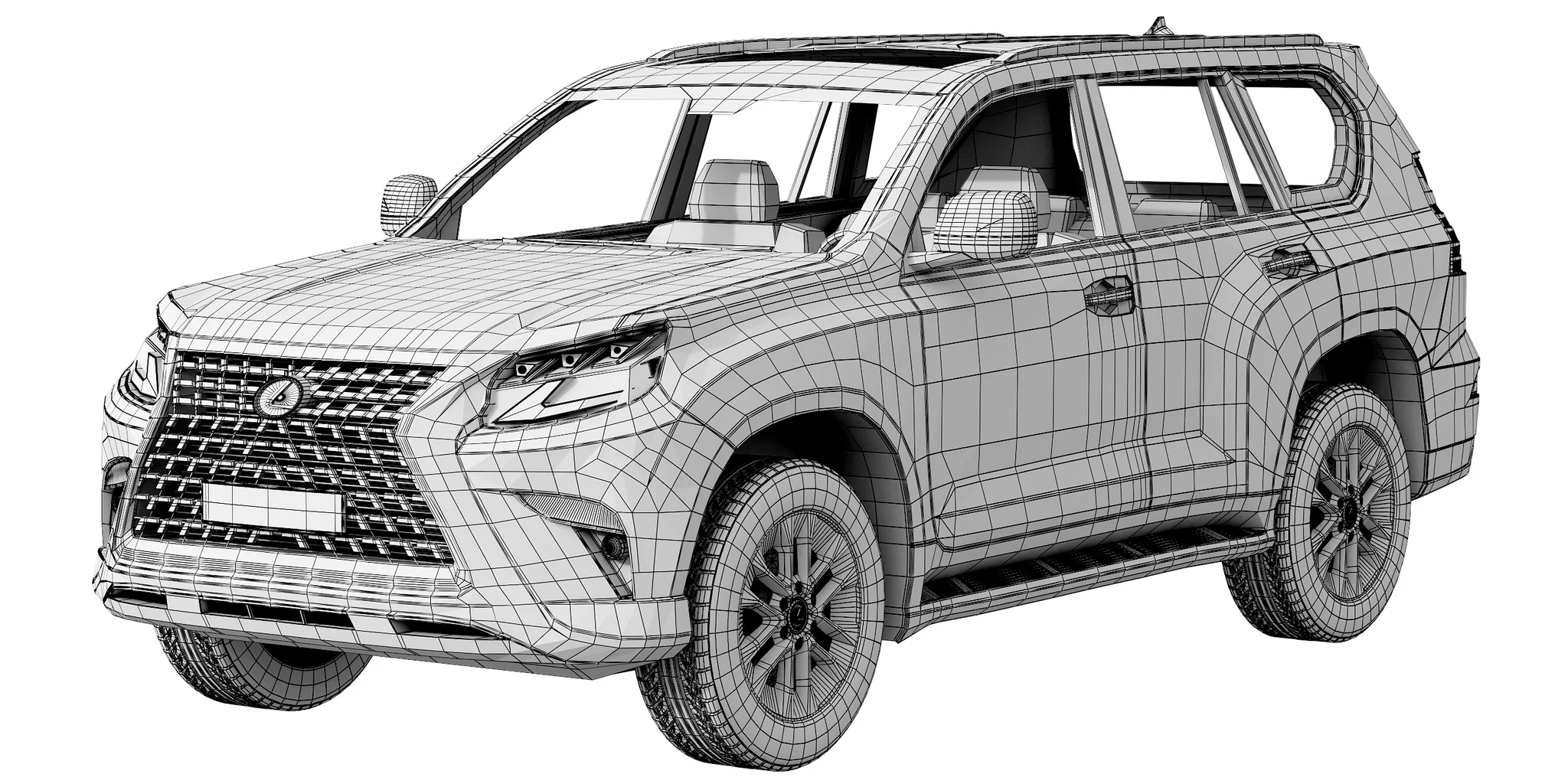 Lexus GX460, 3D model preview 12