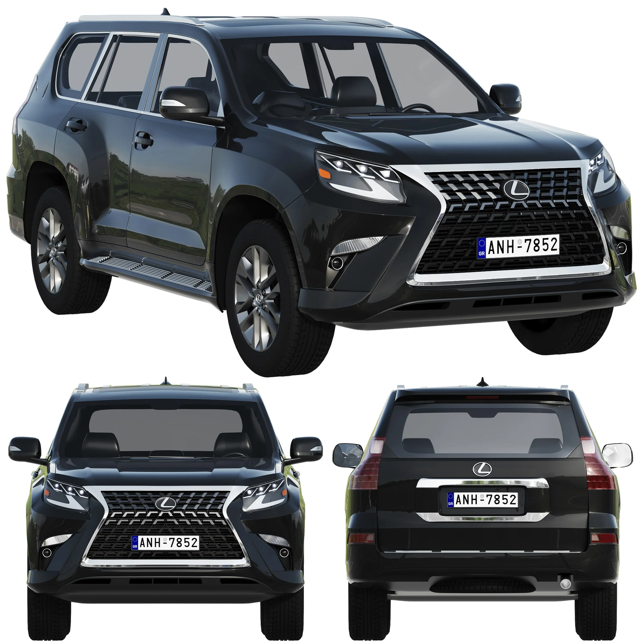 Lexus GX460, 3D model preview 16