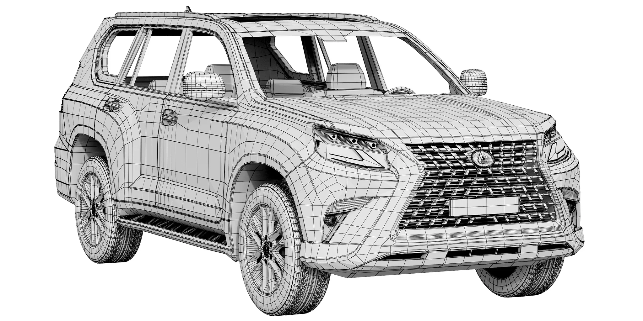 Lexus GX460, 3D model preview 17