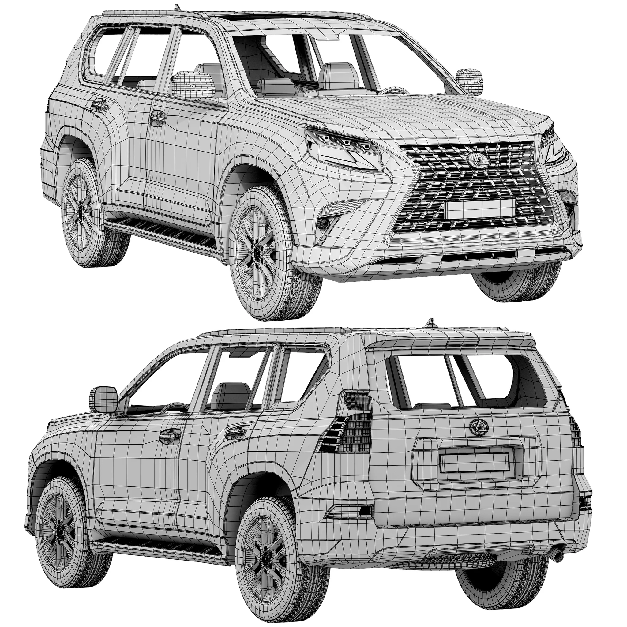 Lexus GX460, 3D model preview 18