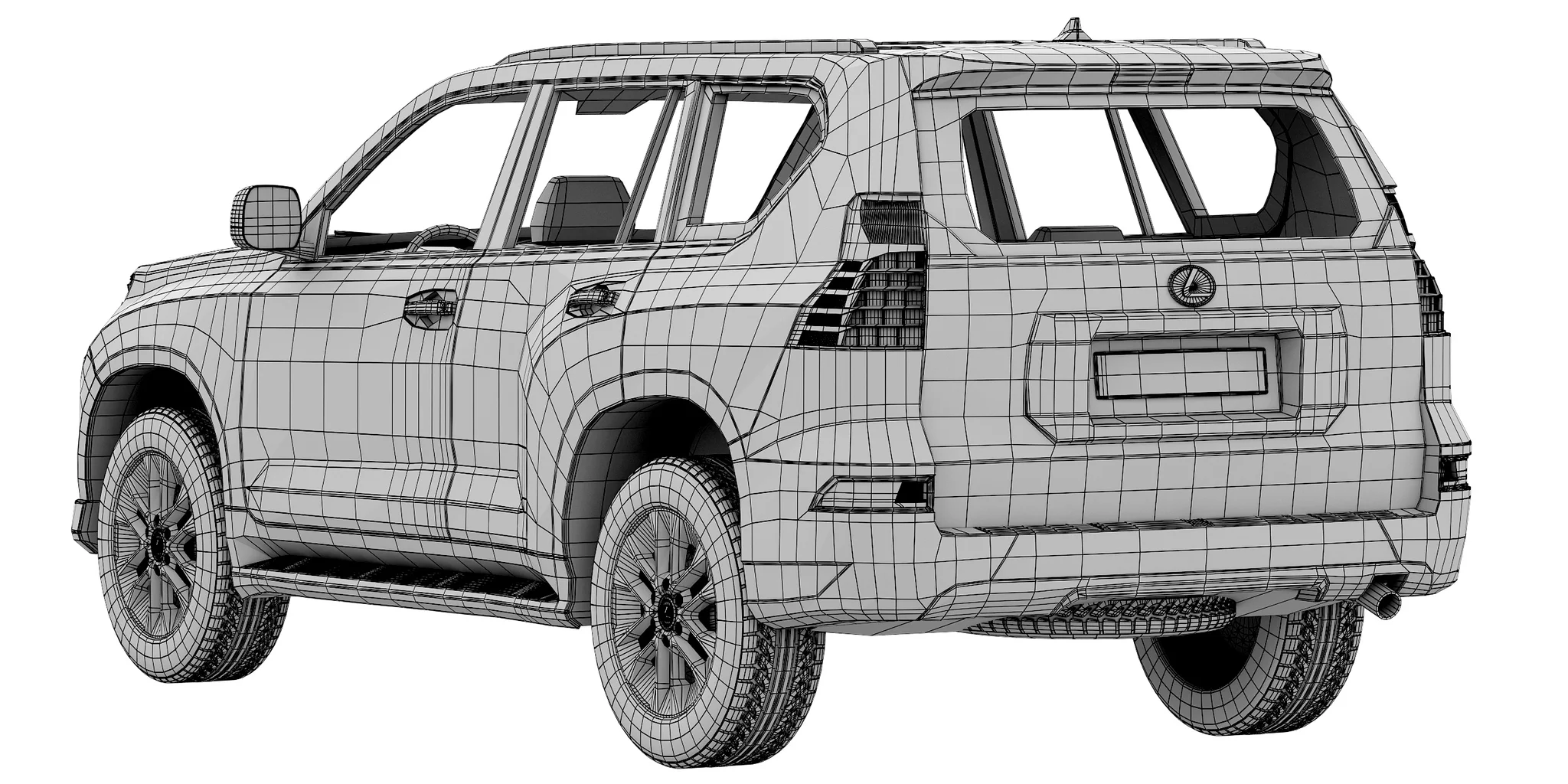 Lexus GX460, 3D model preview 22