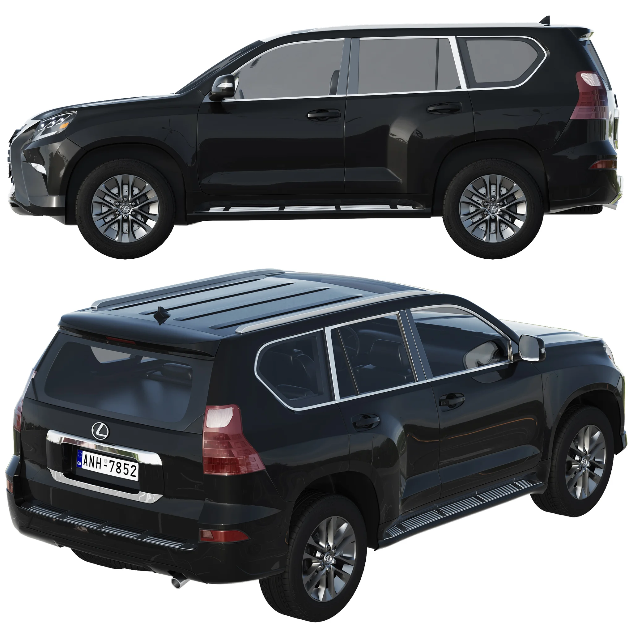 Lexus GX460, 3D model preview 27