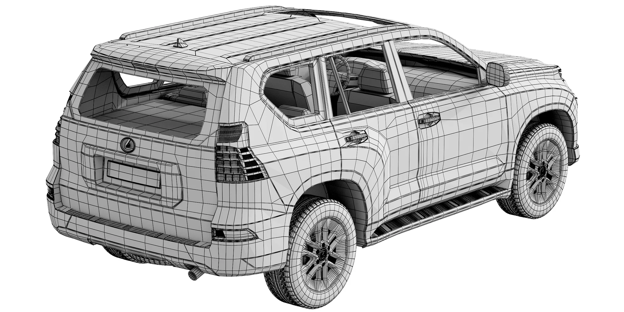 Lexus GX460, 3D model preview 34