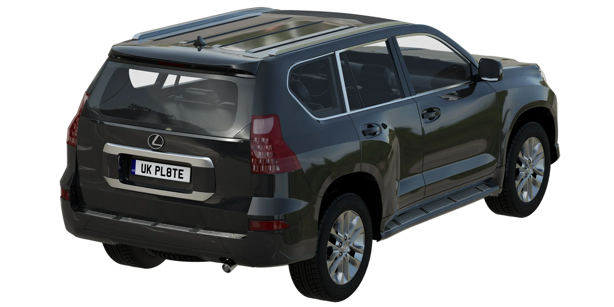 Lexus GX460, 3D model preview 35