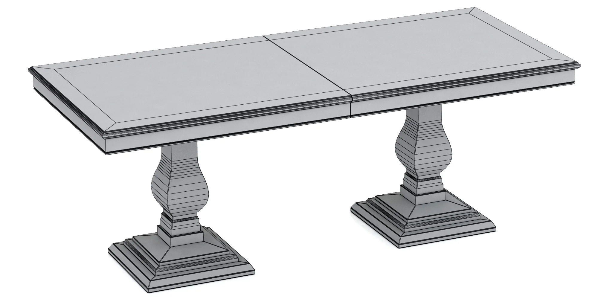 Dantone Home Table 2 — 3D model preview 8