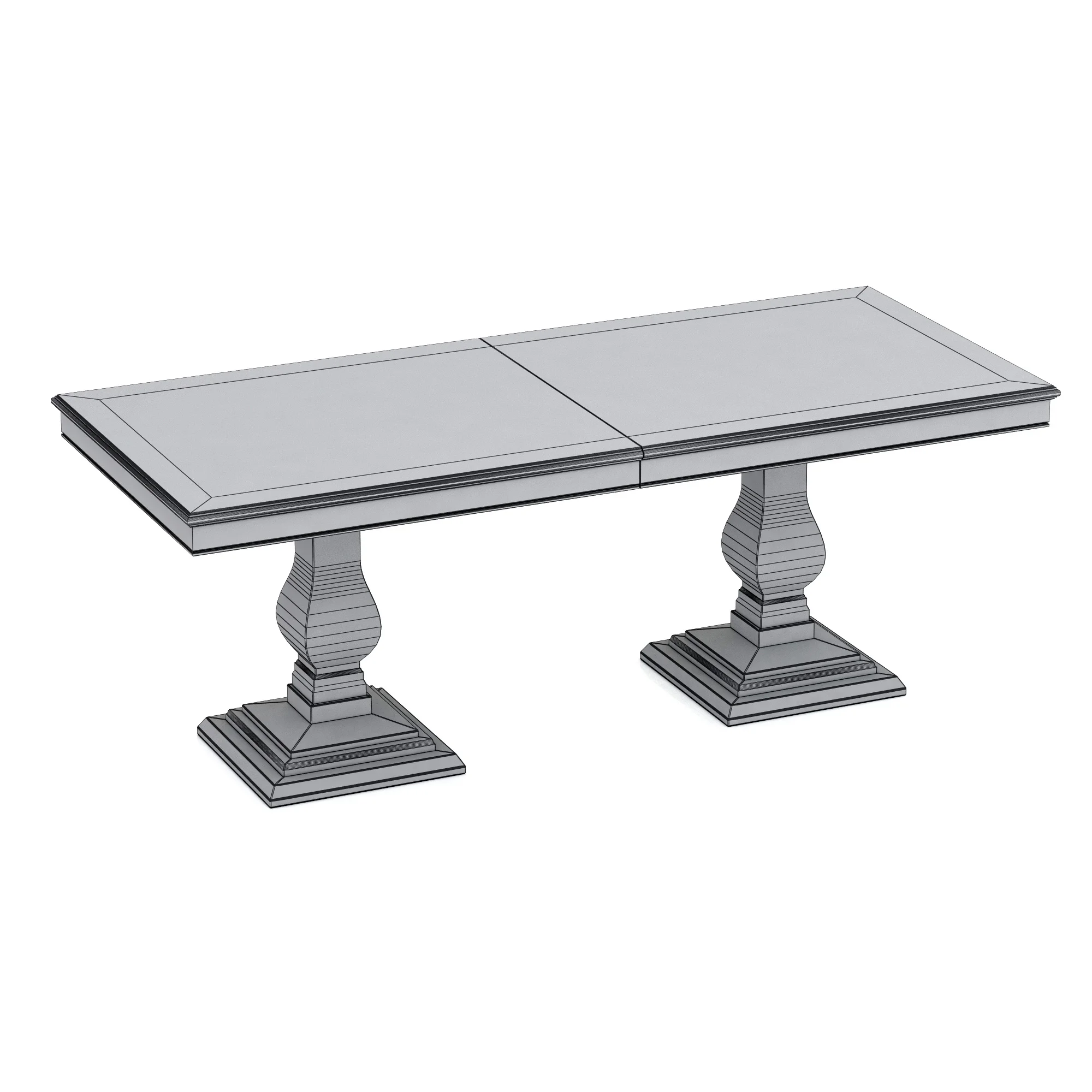 Dantone Home Table 2 — 3D model preview 9