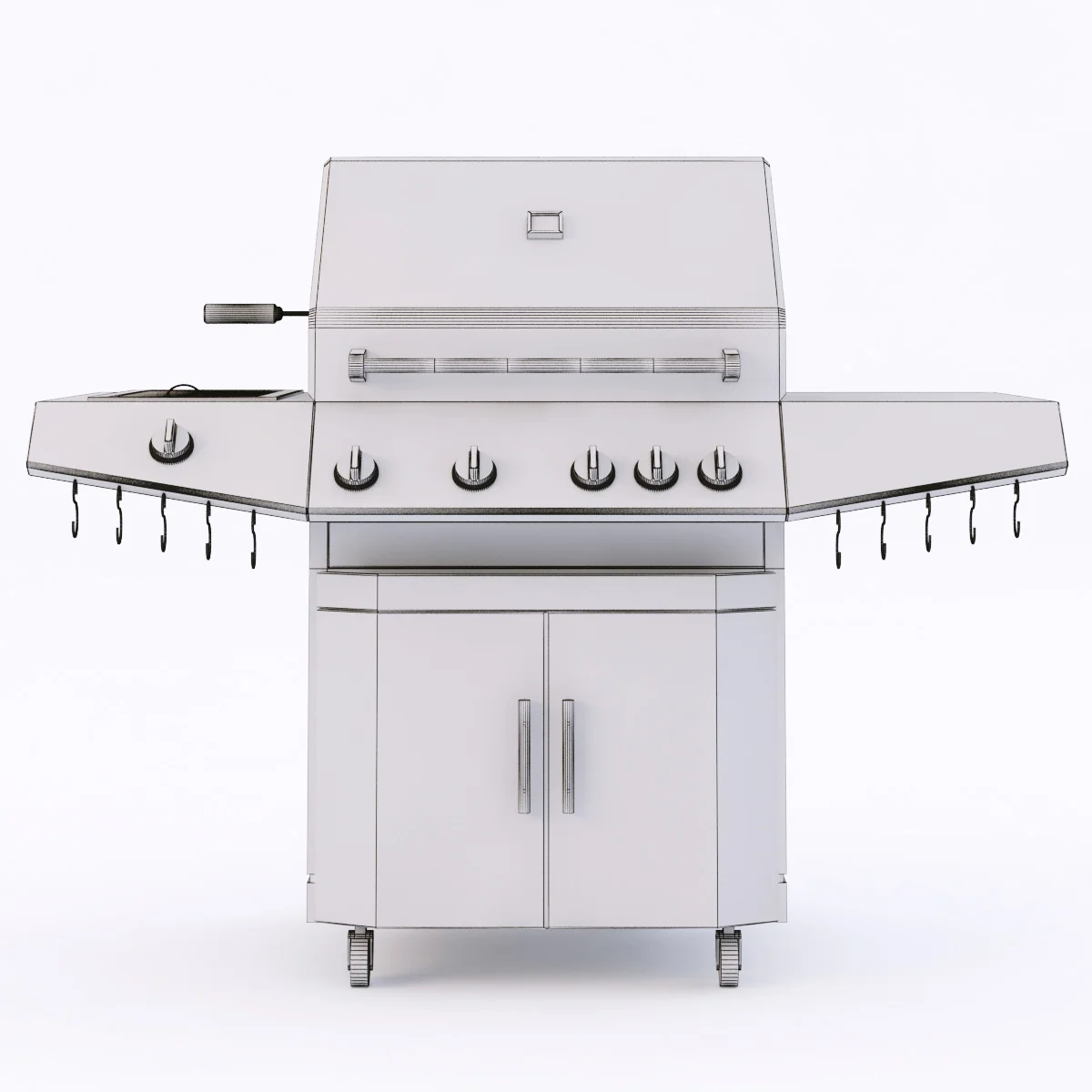 Gas Grill — 3D model preview 3