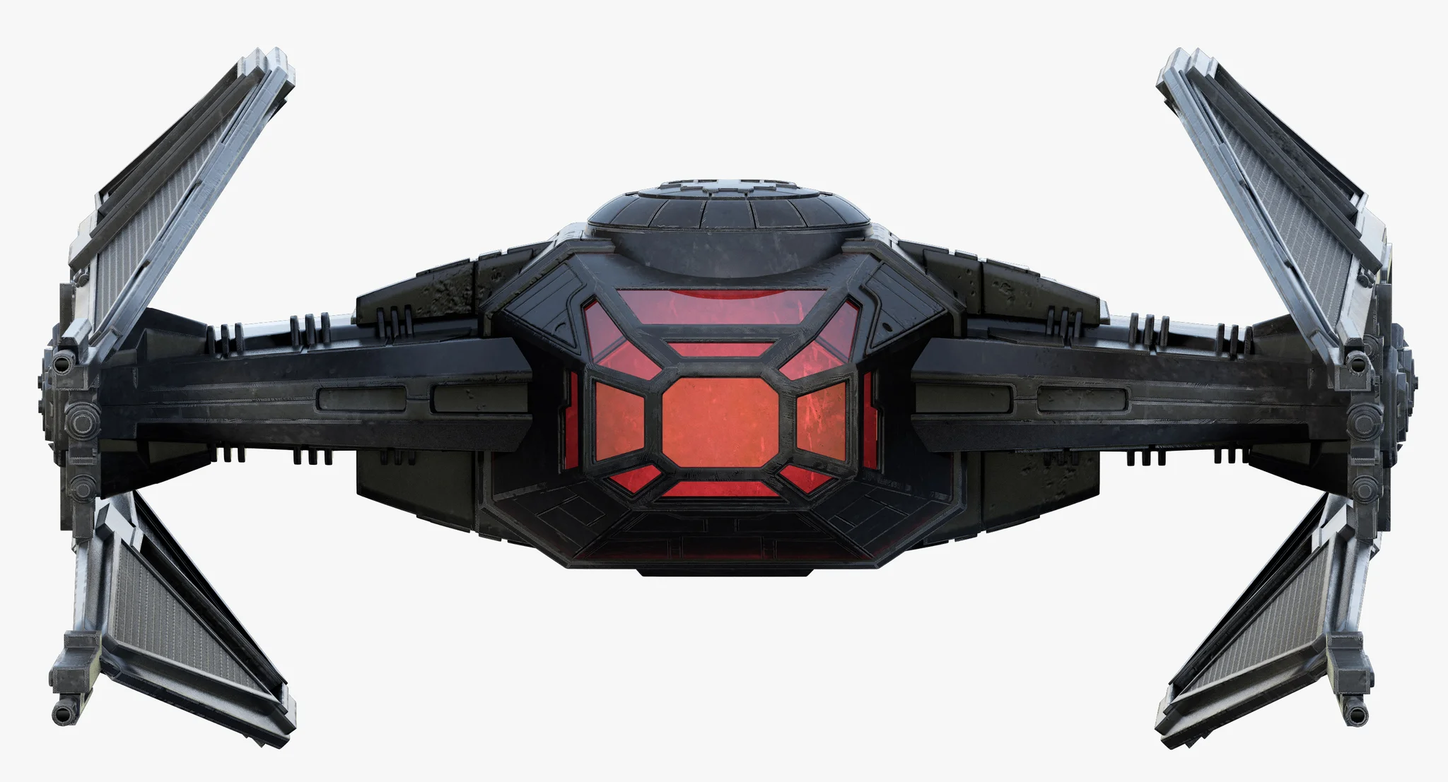 Kylo Ren'S TIE Silencer — 3D model preview 3