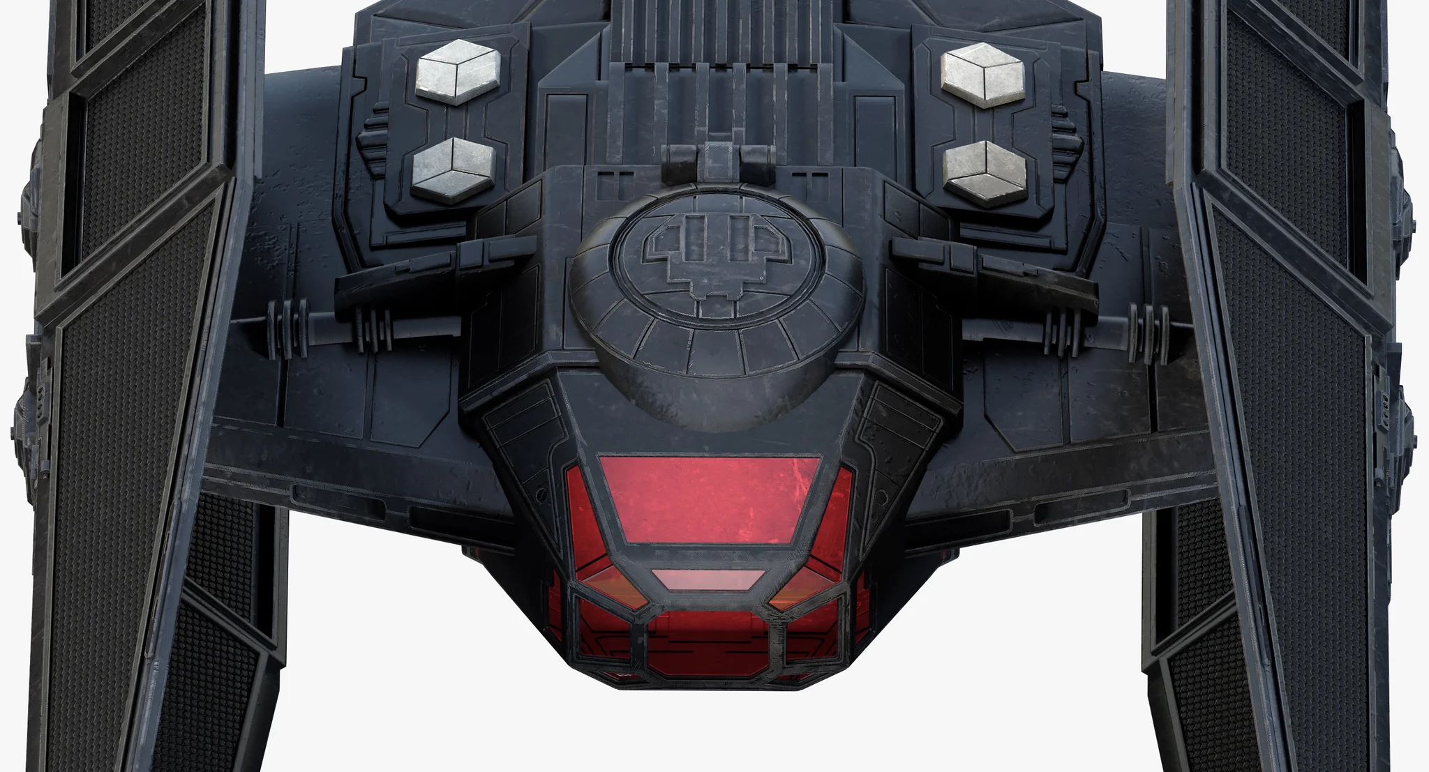 Kylo Ren'S TIE Silencer — 3D model preview 6
