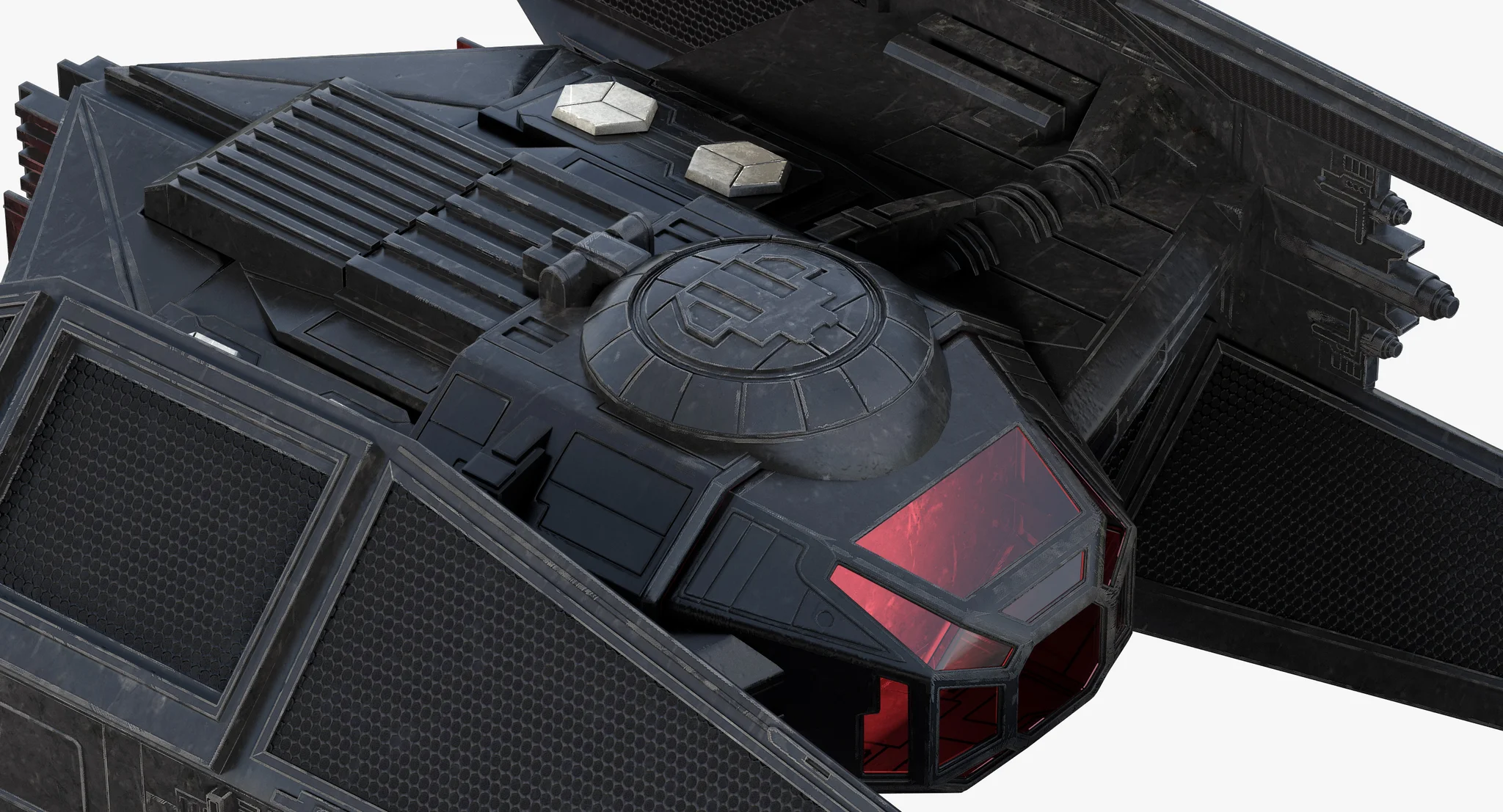 Kylo Ren'S TIE Silencer — 3D model preview 19