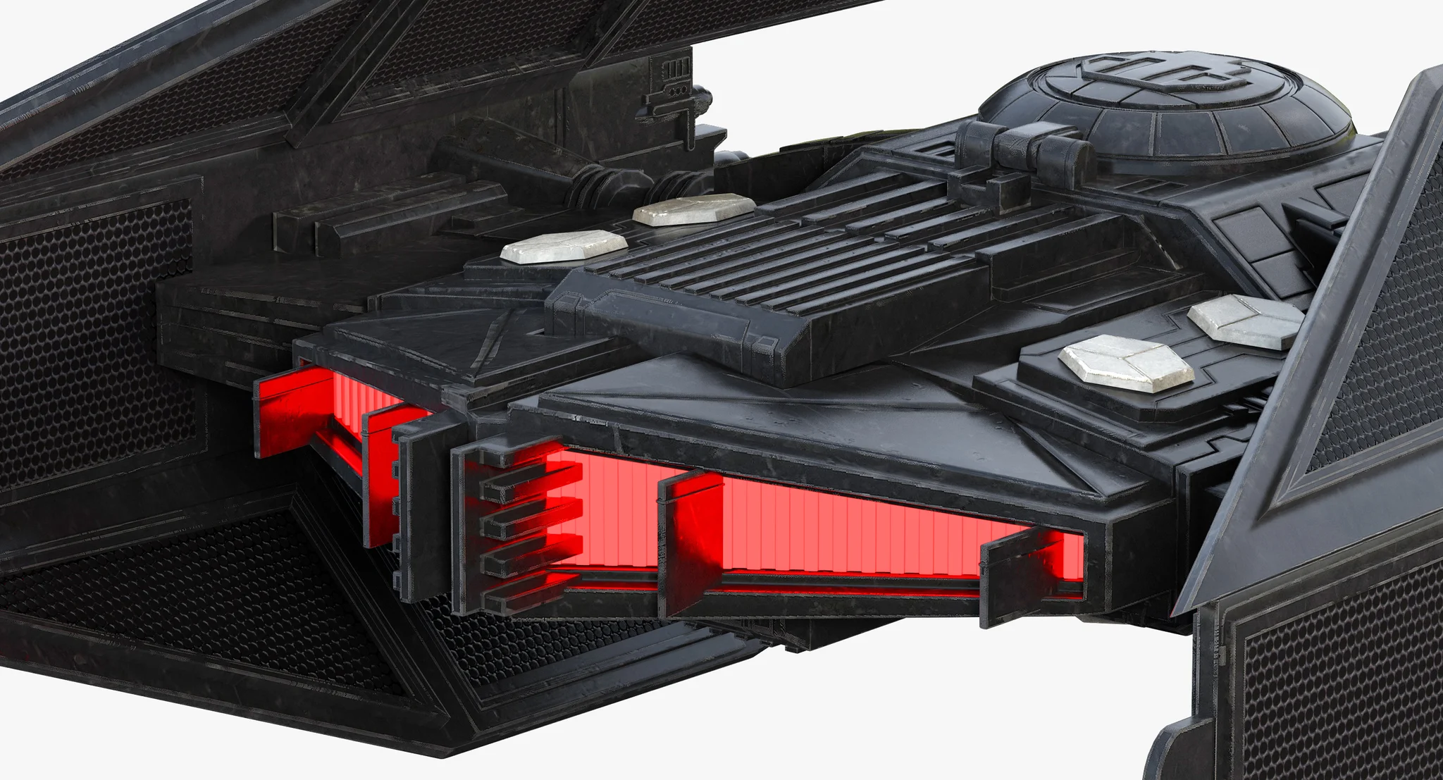 Kylo Ren'S TIE Silencer — 3D model preview 22