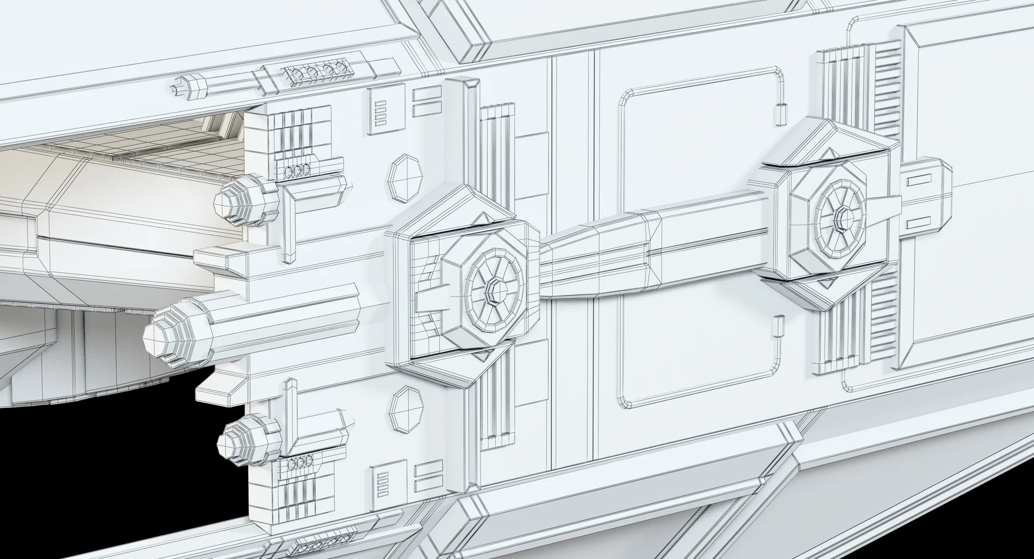 Kylo Ren'S TIE Silencer — 3D model preview 27