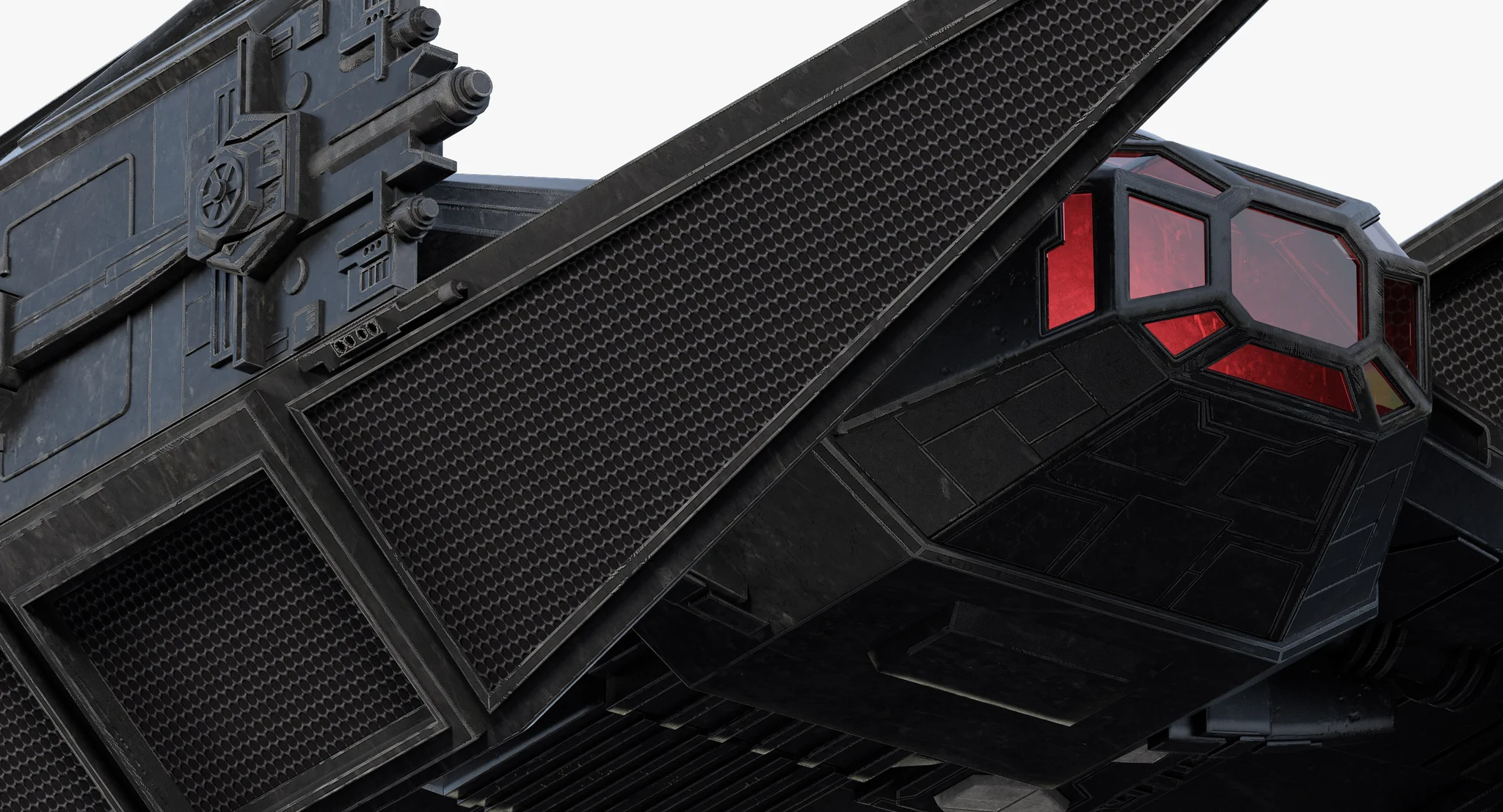 Kylo Ren'S TIE Silencer — 3D model preview 28